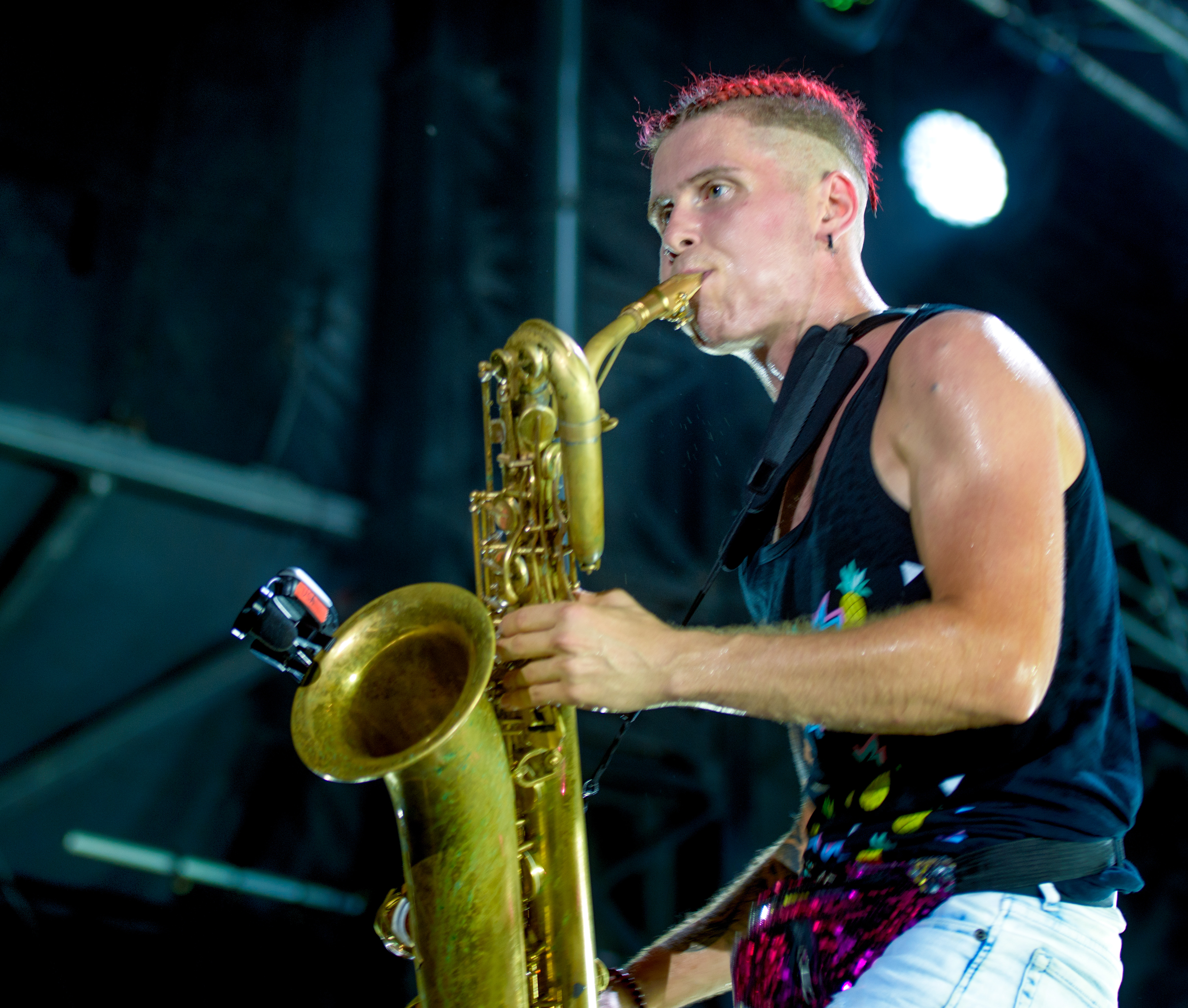 Leo Pellegrino with Too Many Zooz at The Montreal International Jazz Festival 2018