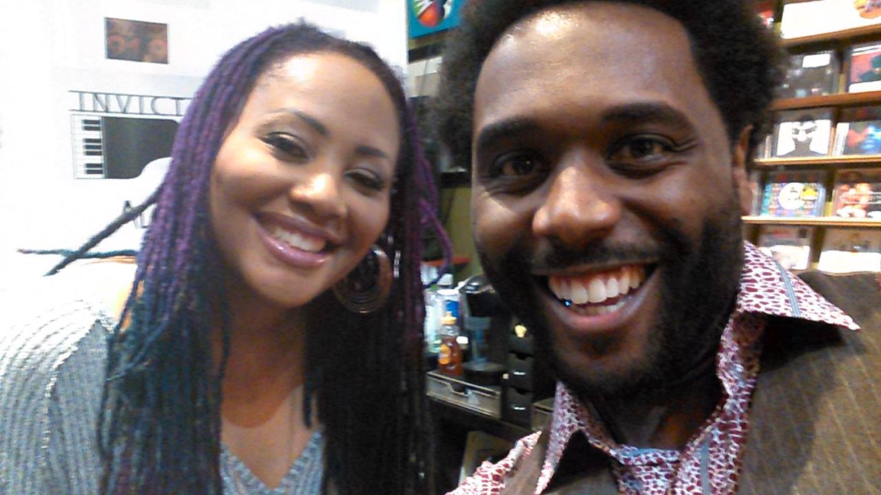 Lalah Hathaway and Jermaine Sain