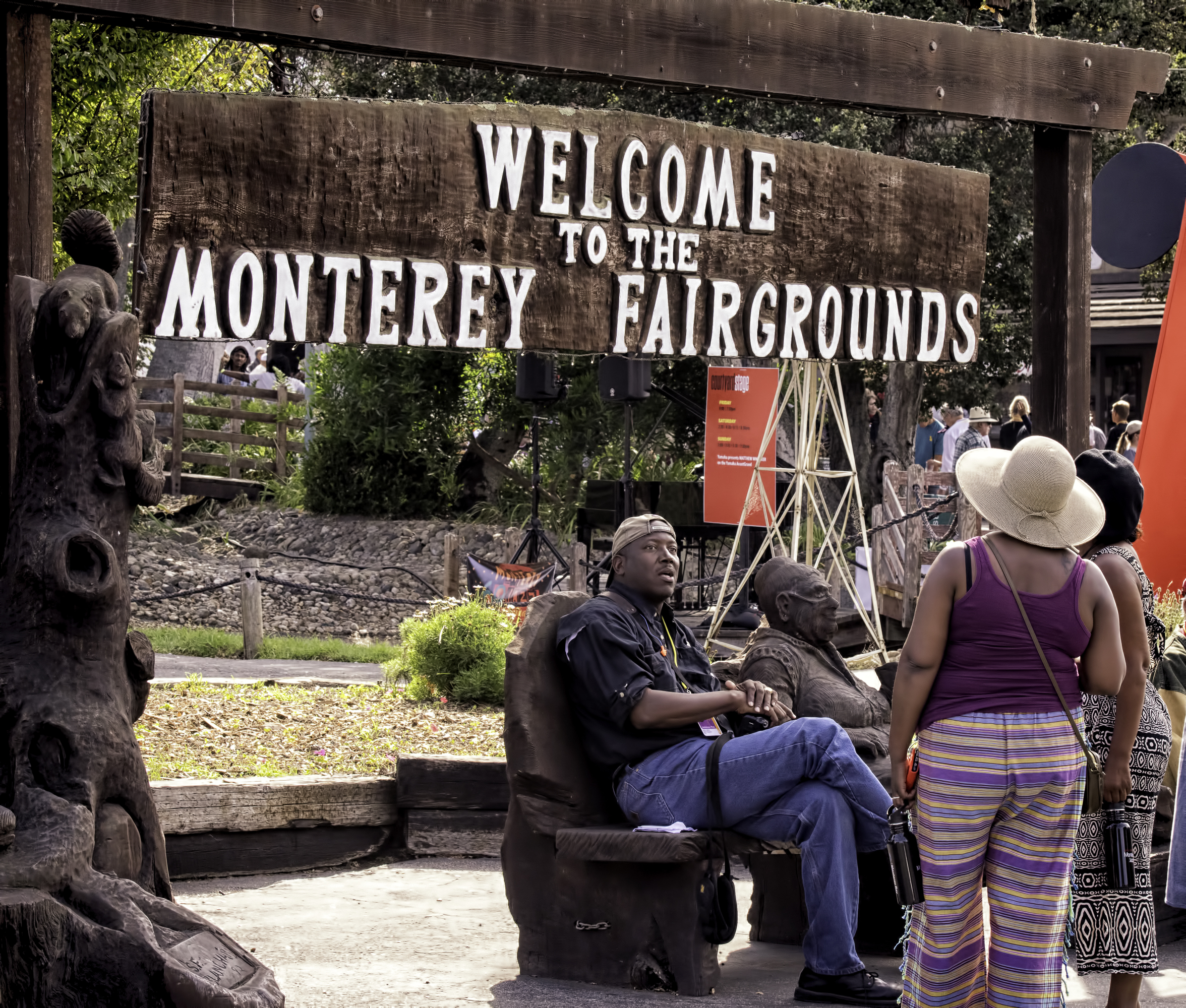 Fairgrounds at the Monterey Jazz Festival