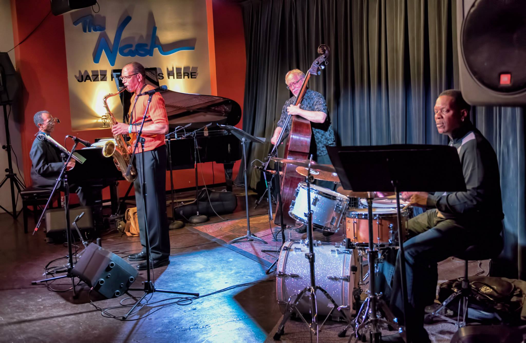 Al Daniels, Chuck Johnson, Tom Wakeling and Dowell Davis with with Chuck Johnson Quartet at the Nash in Phoenix