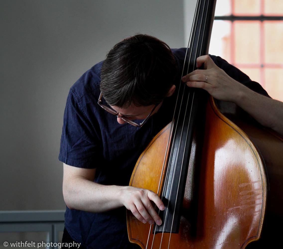 Thomas Morgan at Copenhagen Jazz Festival 2016 in Kastelskirken. Copenhagen, Denmark