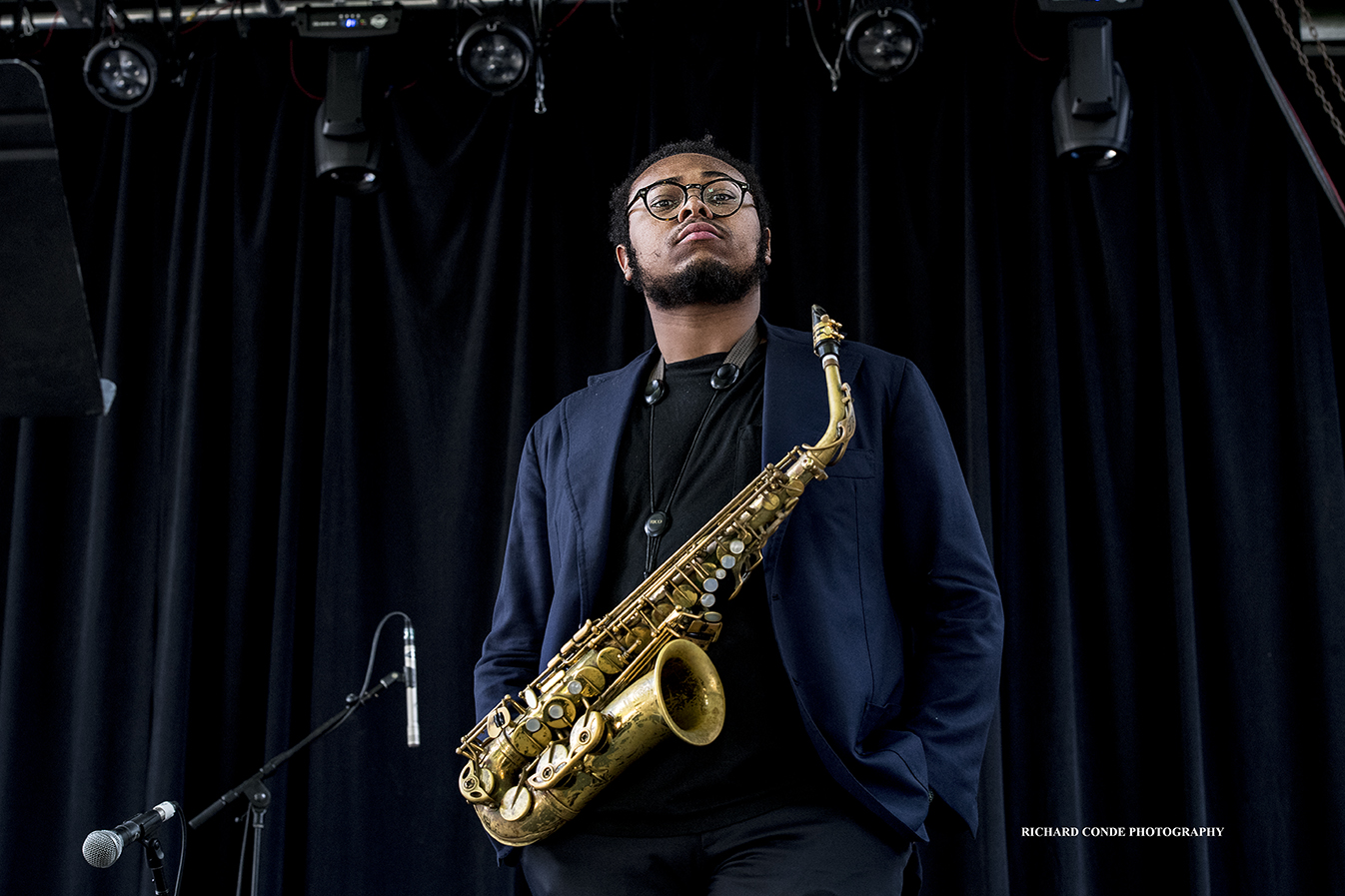 Immanuel Wilkins at the 2018 Charlie Parker Jazz Festival
