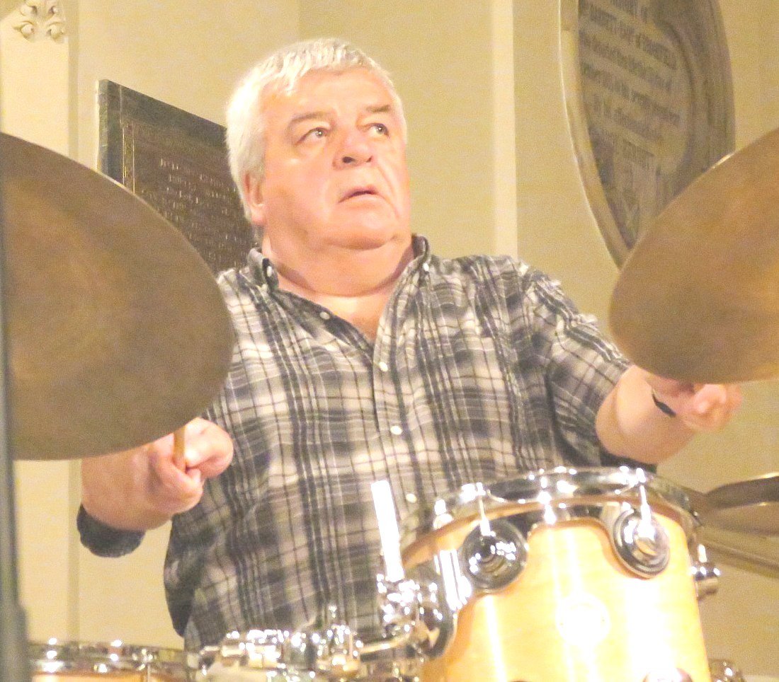 Stu Butterfield with Great Wee Band at St. Anne's Highgate, London, 14 July 2012