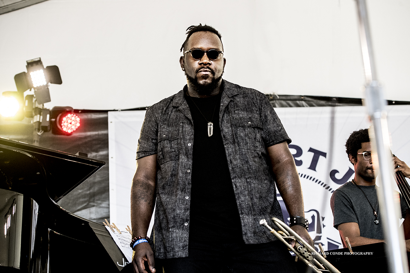 Marquis Hill Blacktet at the 2018 Newport Jazz Festival