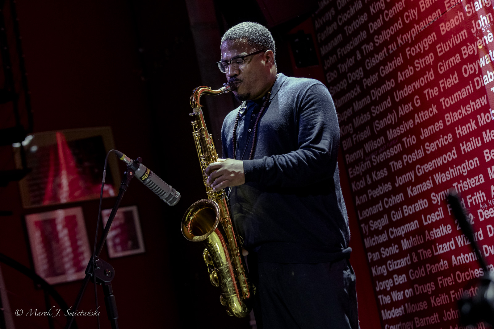 James Brandon Lewis — jazz photo by Marek J. Śmietański | All About Jazz