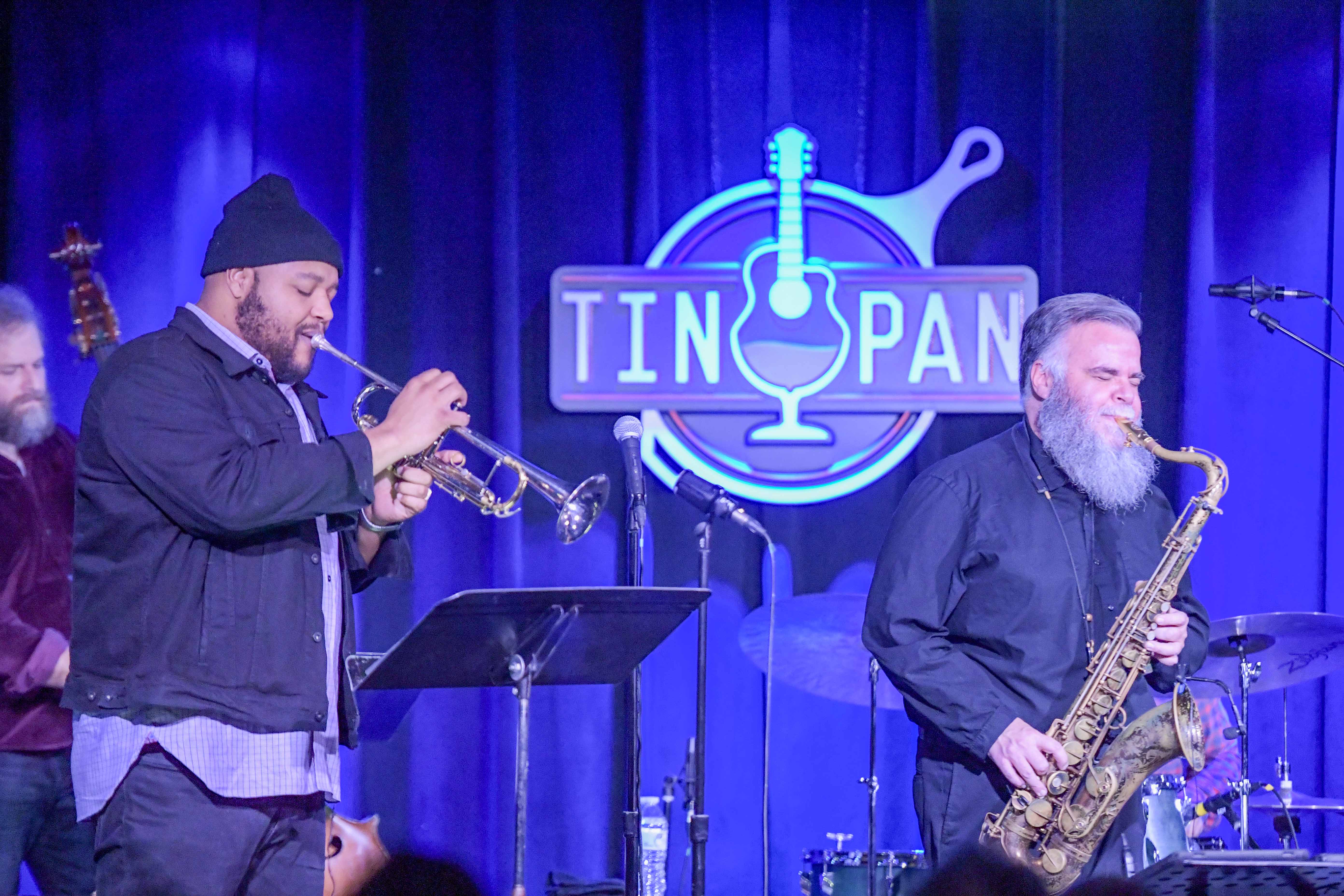 Charles Owens - tenor & Marcus Tennisfer - trumpet & flugelhorn
