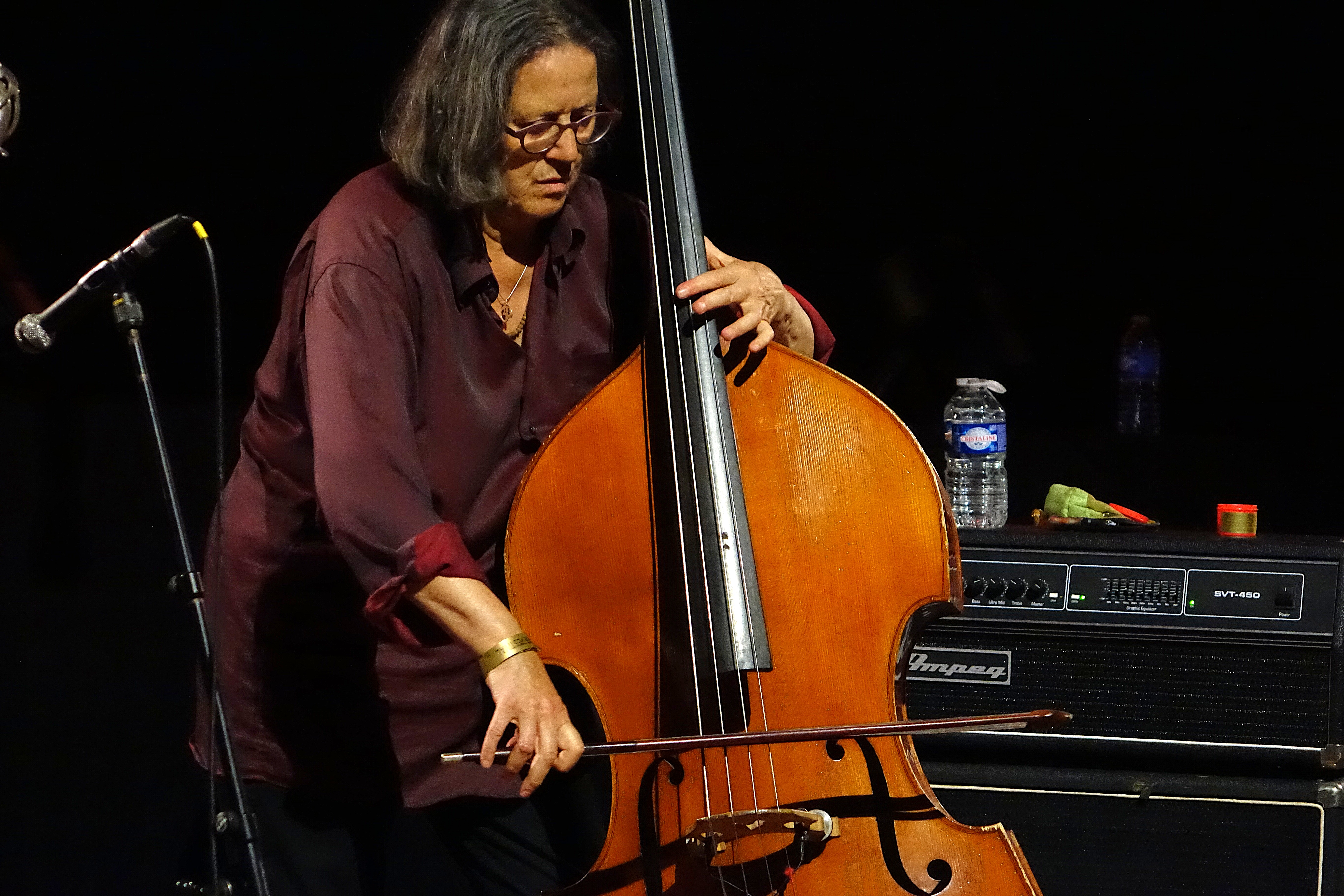 Joëlle Léandre at Summer Bummer 2026 — jazz photo by John Sharpe | All About Jazz