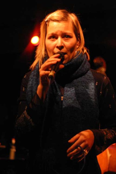 Fanny Anderegg with "Fanny Anderegg Quartet" at Amr, Sud Des Alpes, Geneva, Switzerland, 2004