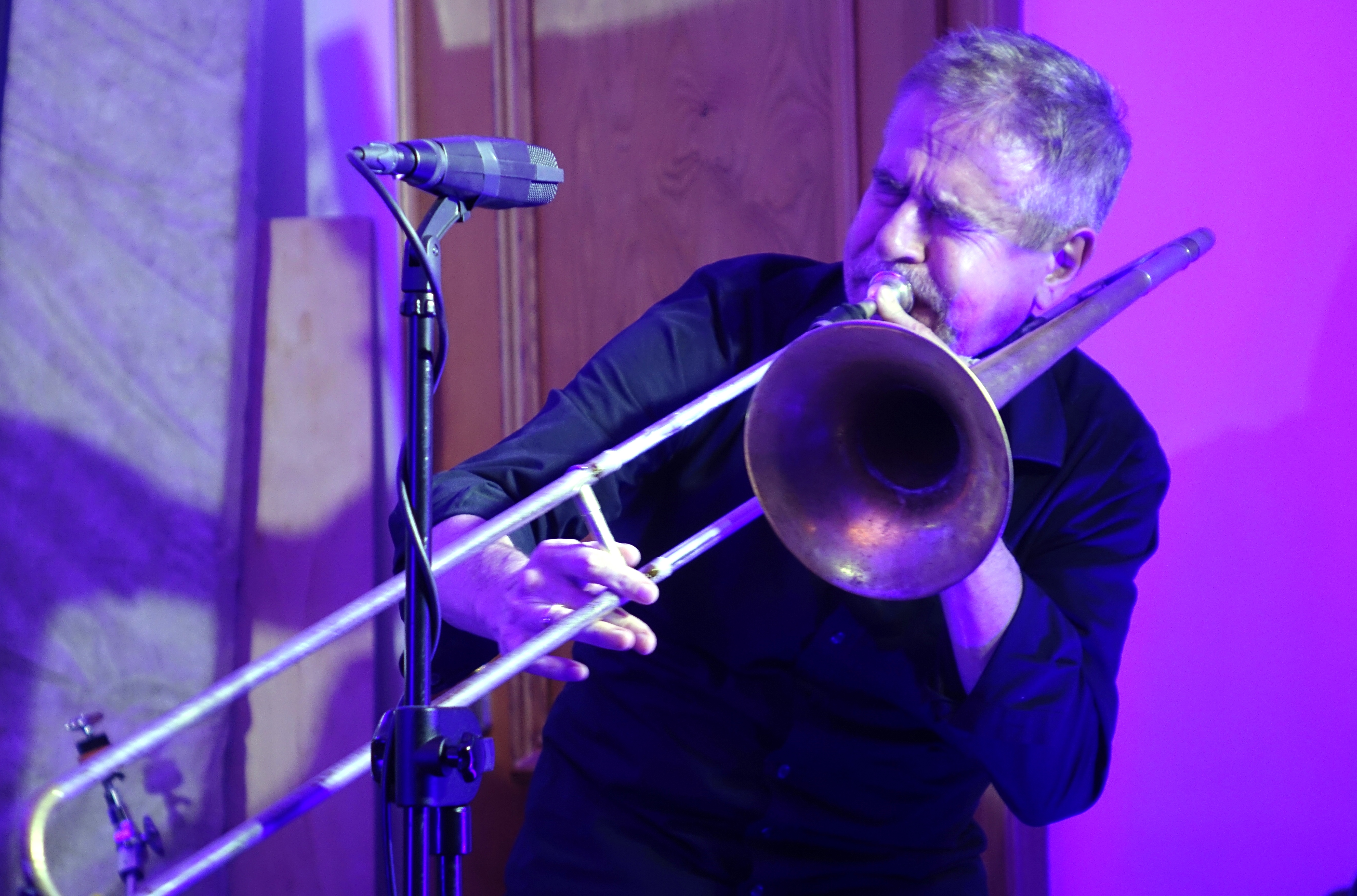 Steve Swell at Wlen, Poland in September 2018