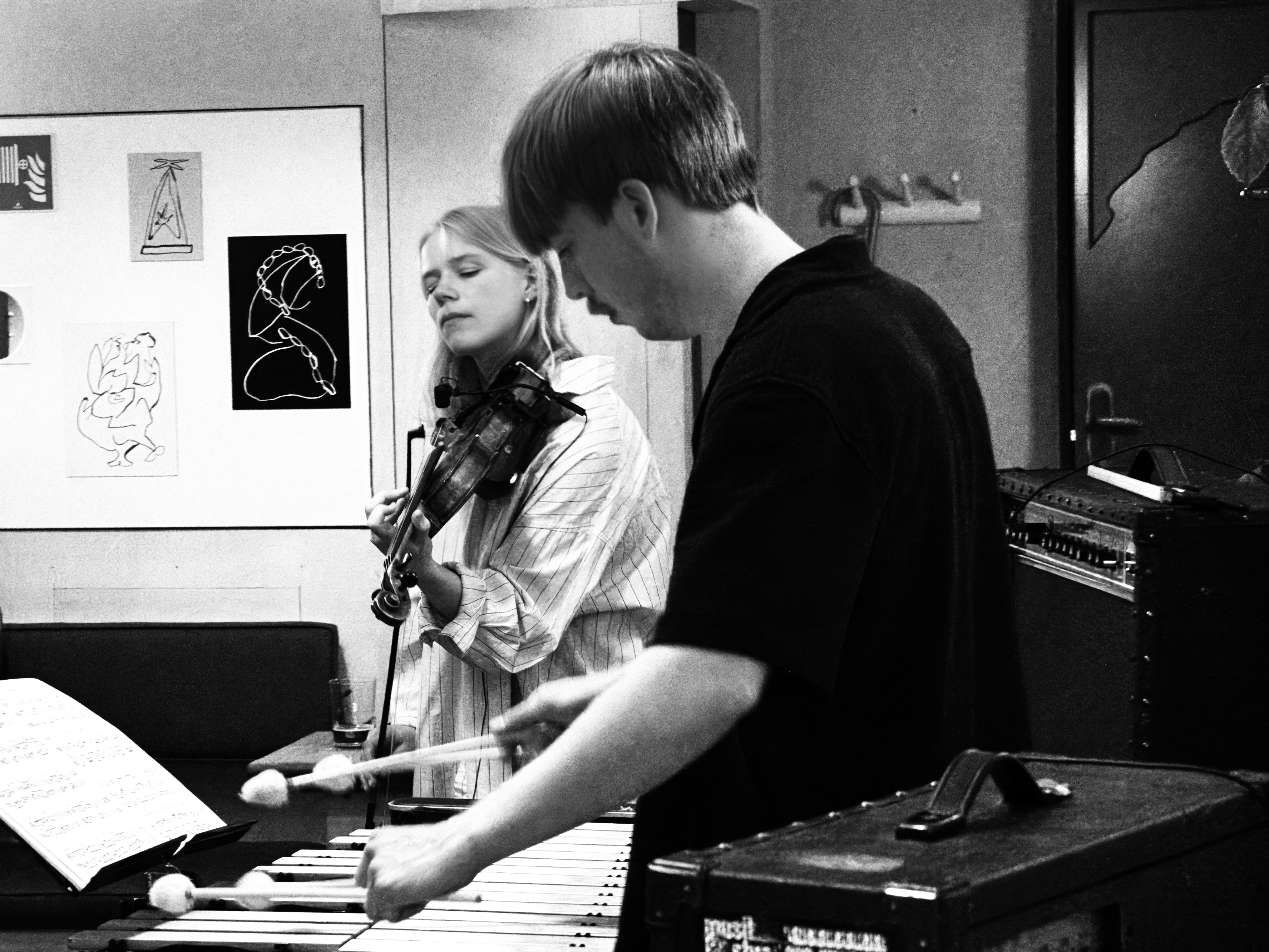 Tuva Halse and Amund Stenøien at Becco — jazz photo by Daniel Mège | All About Jazz