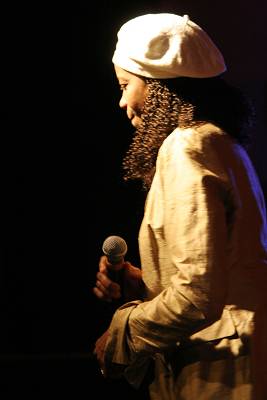 Ondina Duany with "Batambo"at the Kilimandjaro Festival, Thonon-Les-Bains, France, 2005