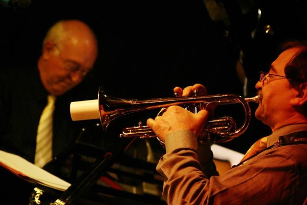 Rene Hagmann and Jean-Loup Muller with "Swing Session" at la Ferme Marignac, Geneva, Switzerland, 2006