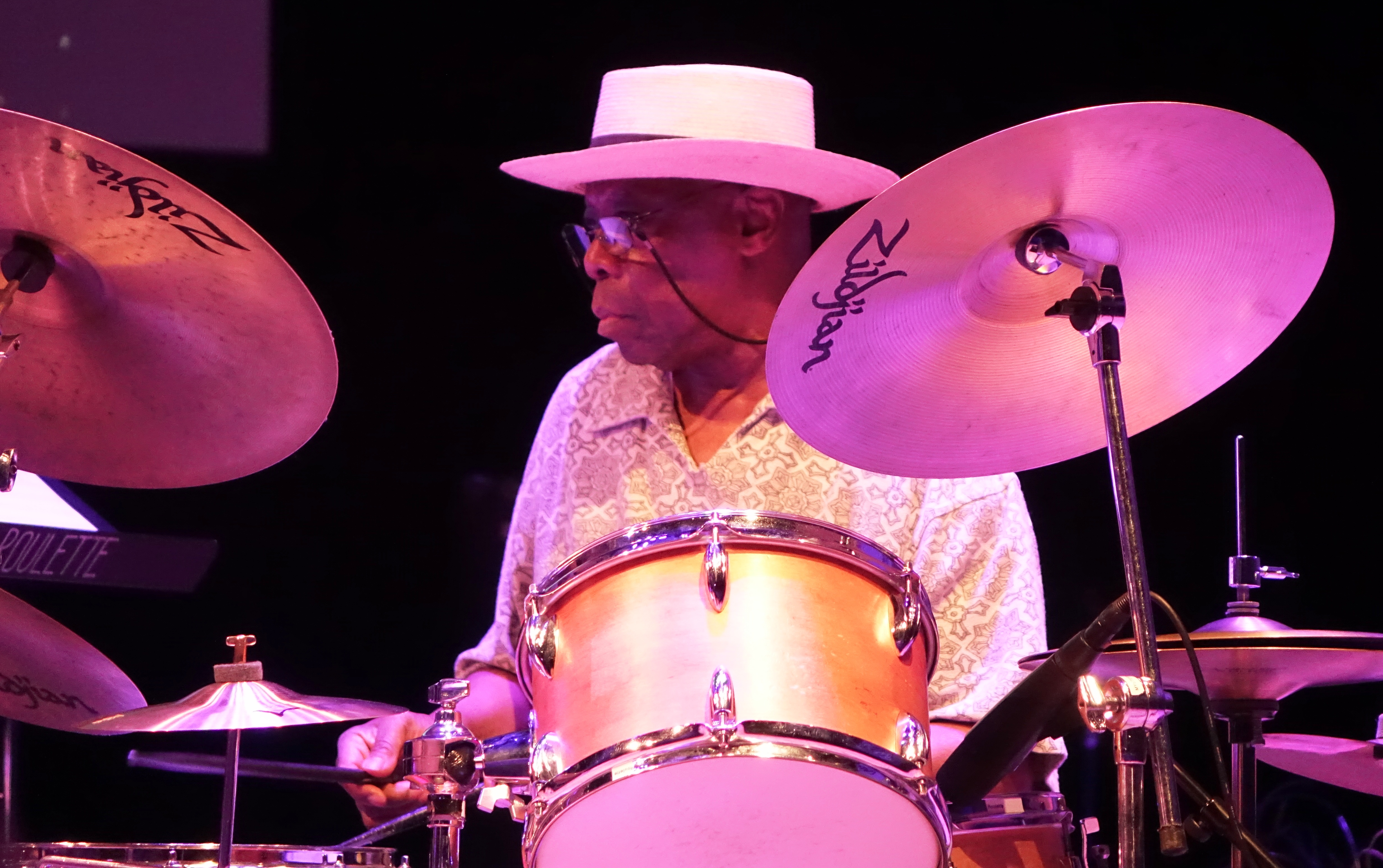 Andrew Cyrille at Roulette, Brooklyn in May 2018