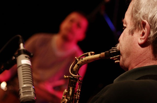 Francois Chevrolet and Bertrand Blessing with "Double Jeu Trio" at Amr, Sud Des Alpes, Geneva, Switzerland, 2005