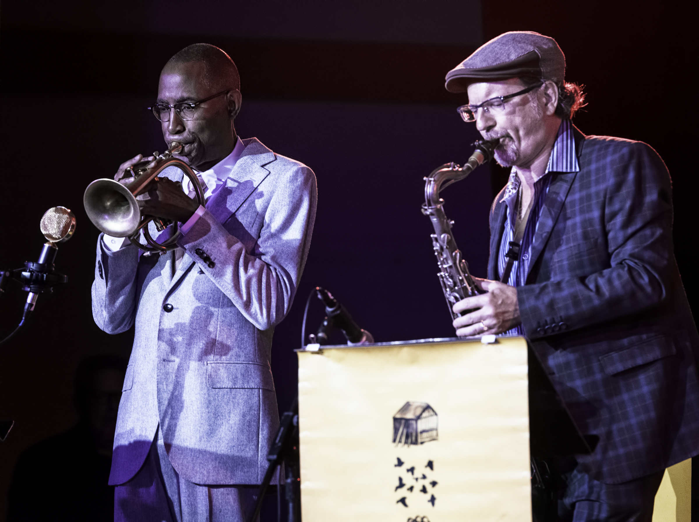 Ron Miles and Jeff Lederer with Matt Wilson's Honey and Salt at the Monterey Jazz Festival