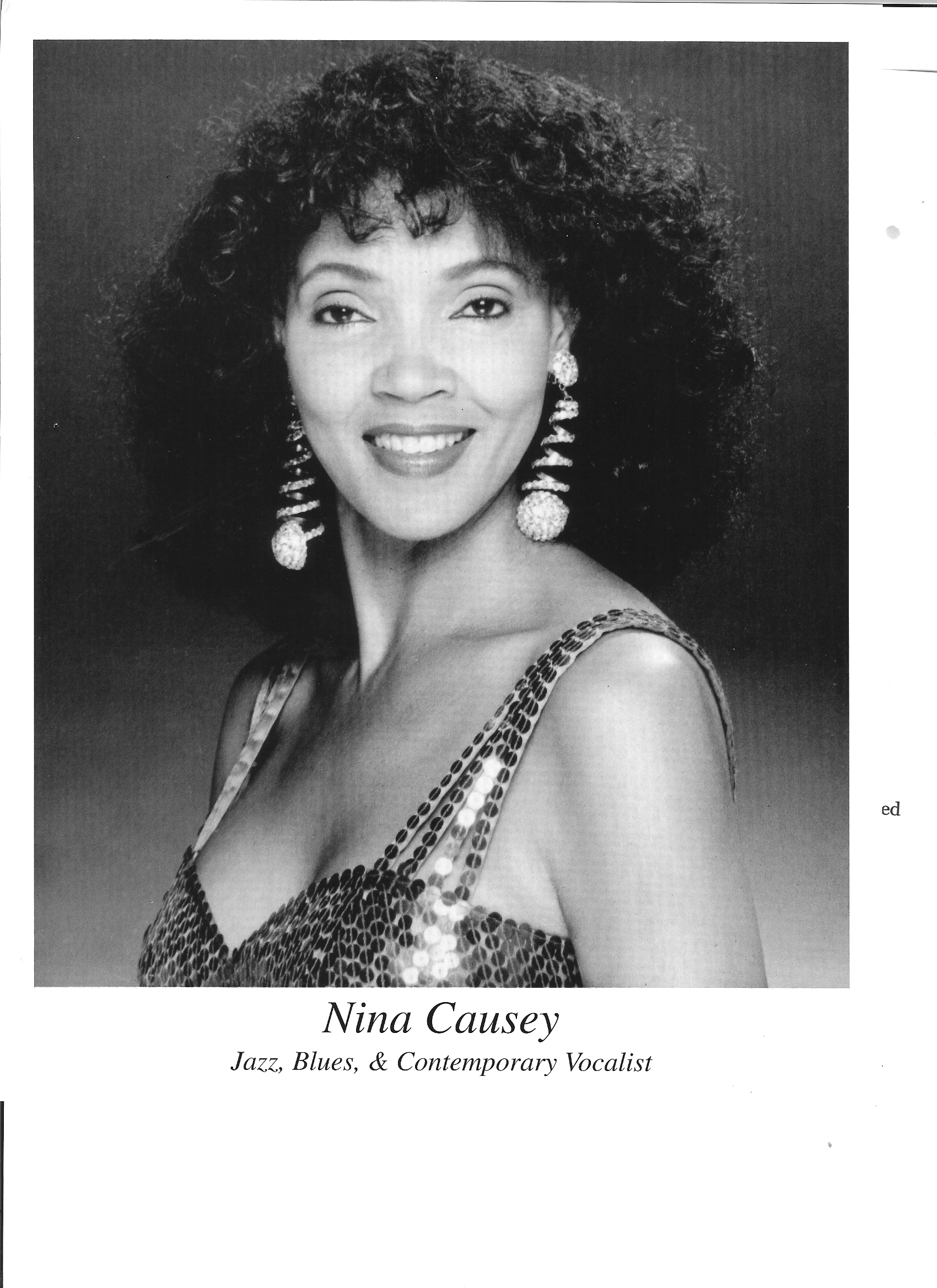 Nina Causey Jazz, Blues, Contemporary Vocalist