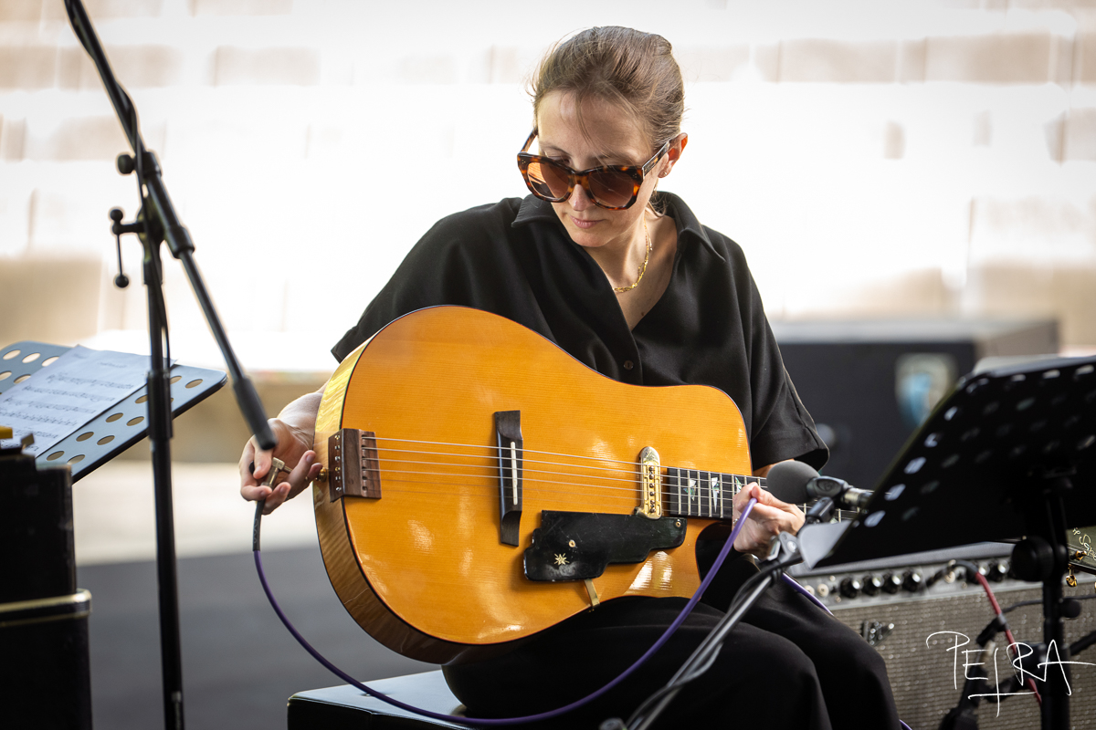 Ches Smith: Clone Row, Mary Halvorson — jazz photo by Petra Cvelbar | All About Jazz
