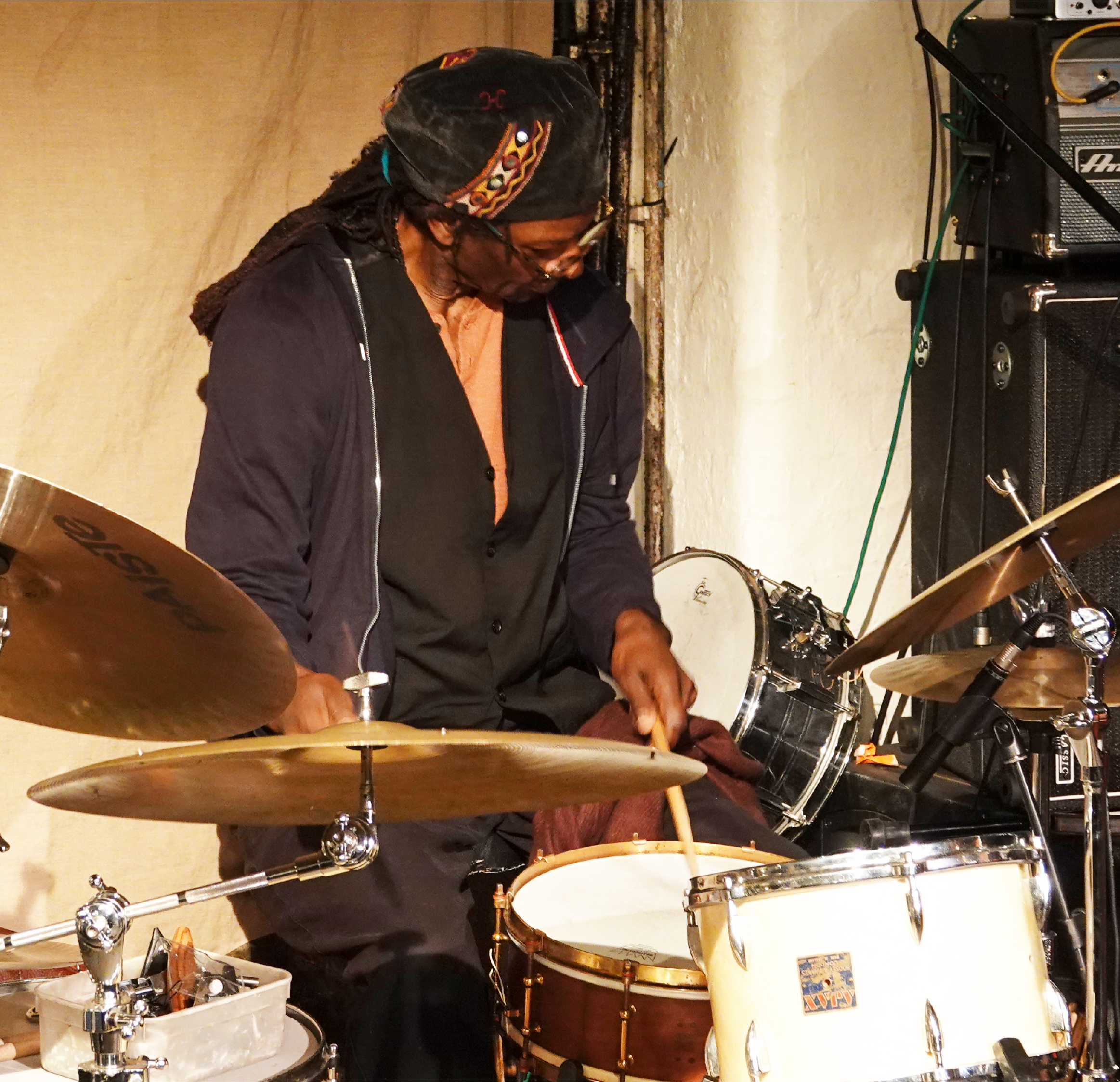 Hamid Drake at Cafe Oto Peter Brotzmann Tribute