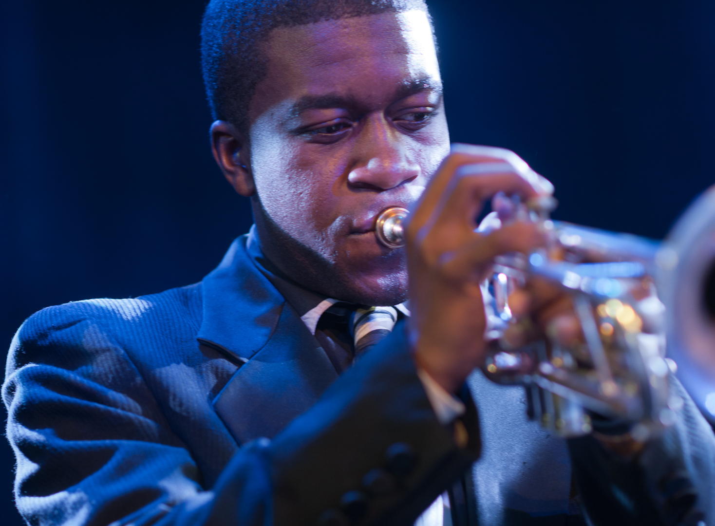 Shareef Clayton with the David Murray Cuban Ensemble at the Winter Jazzfest 2012