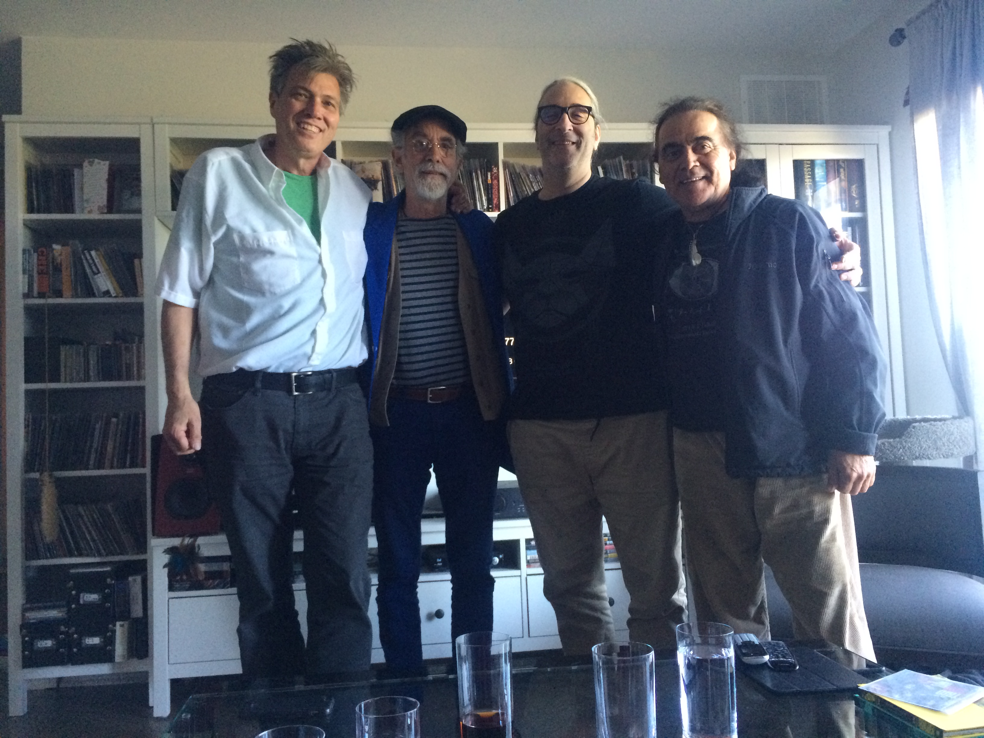 The Tetra Gang: Adrian Butts, Rob Fraboni, Dave Binder (aka John Kelman) And Ronnie Ray Padilla