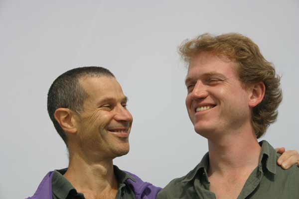 Eduardo Kohan and Jean Ferrarini with "Duo Eduardo Kohan-Jean Ferrarini" at the Bains Des Paquis, Geneva, Switzerland, 2004
