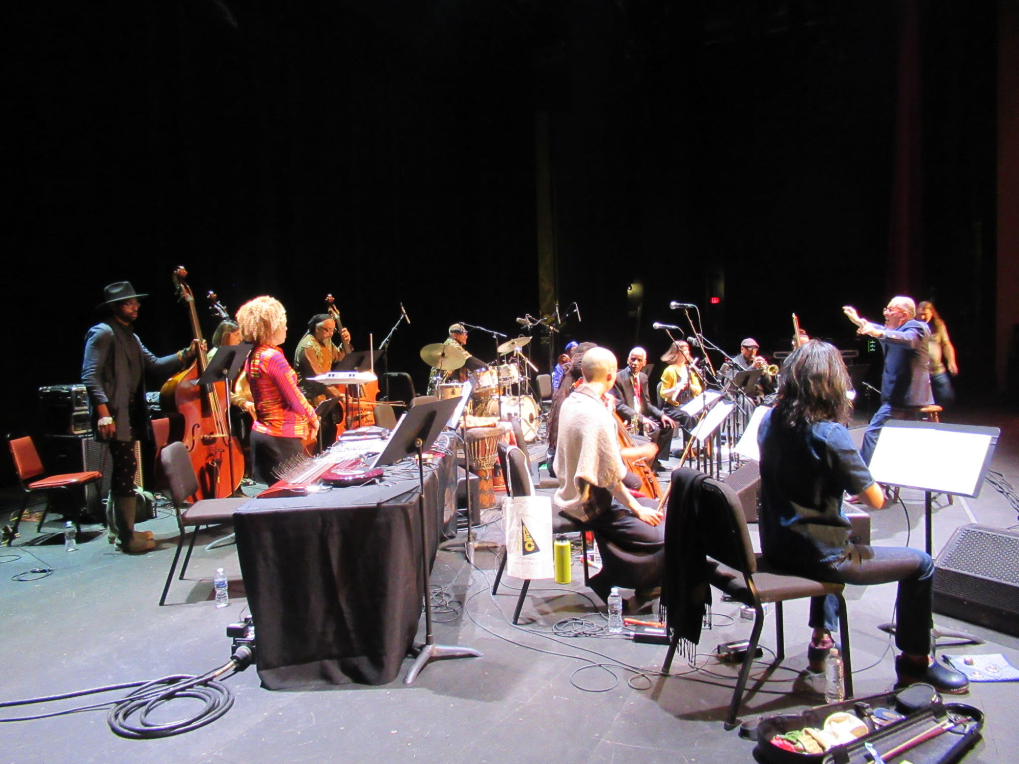 Petr Kotik rehearsal for the 2019 Big Ears Festival