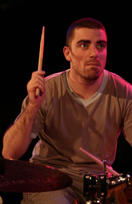 Bertrand Blessing with "Double Jeu Trio" at Amr, Sud Des Alpes, Geneva, Switzerland, 2005
