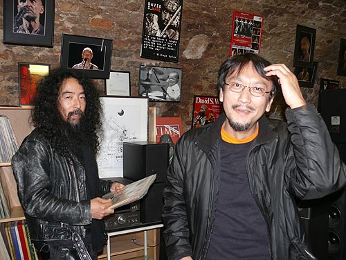 Makoto Kawabata and Tatsuya Yoshida in Thelonious Music Store