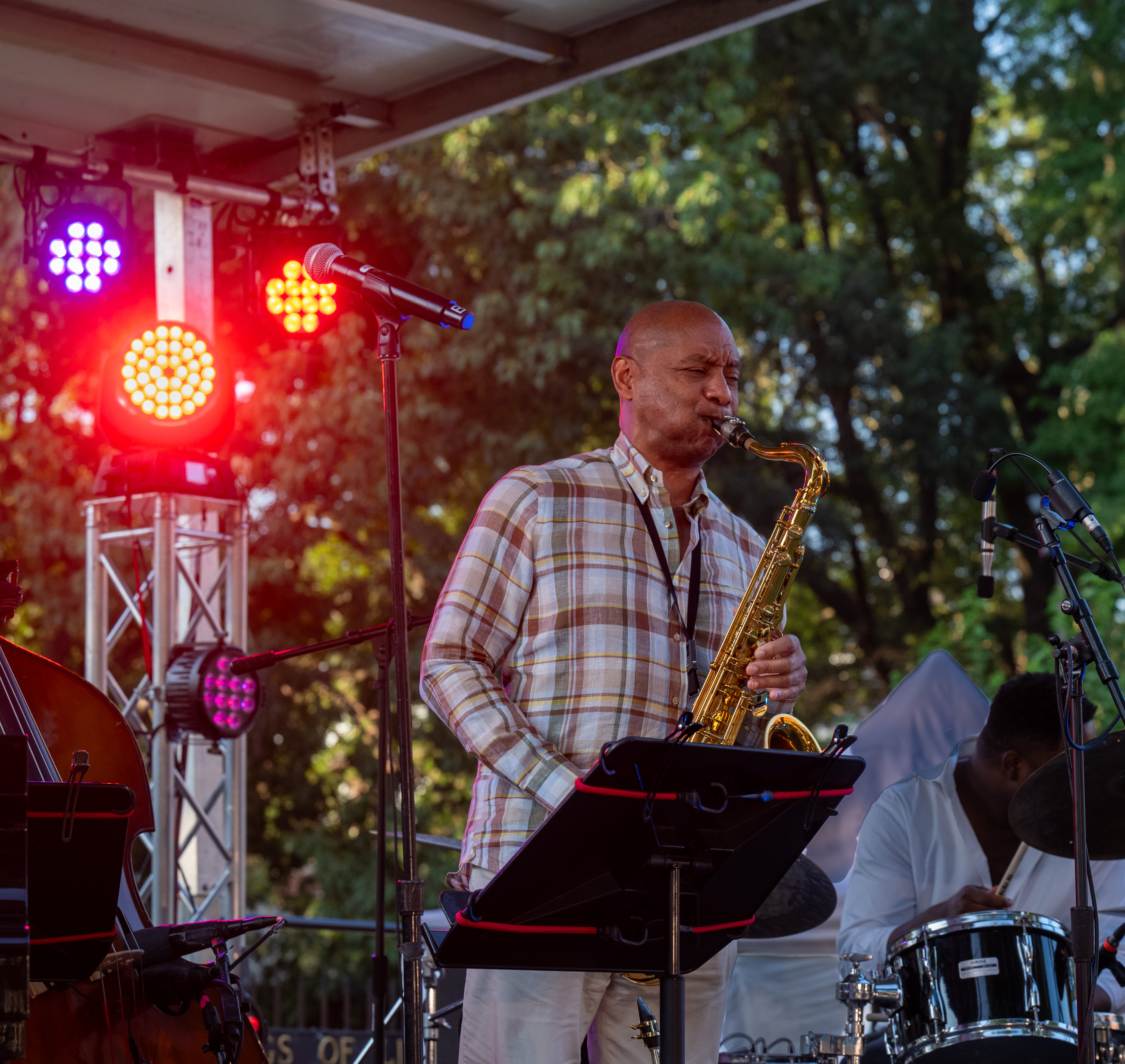 Branford Marsalis with Quartet at the Downtown Jamaica Riddim & Jazz Festival — jazz photo by Dave Kaufman | All About Jazz