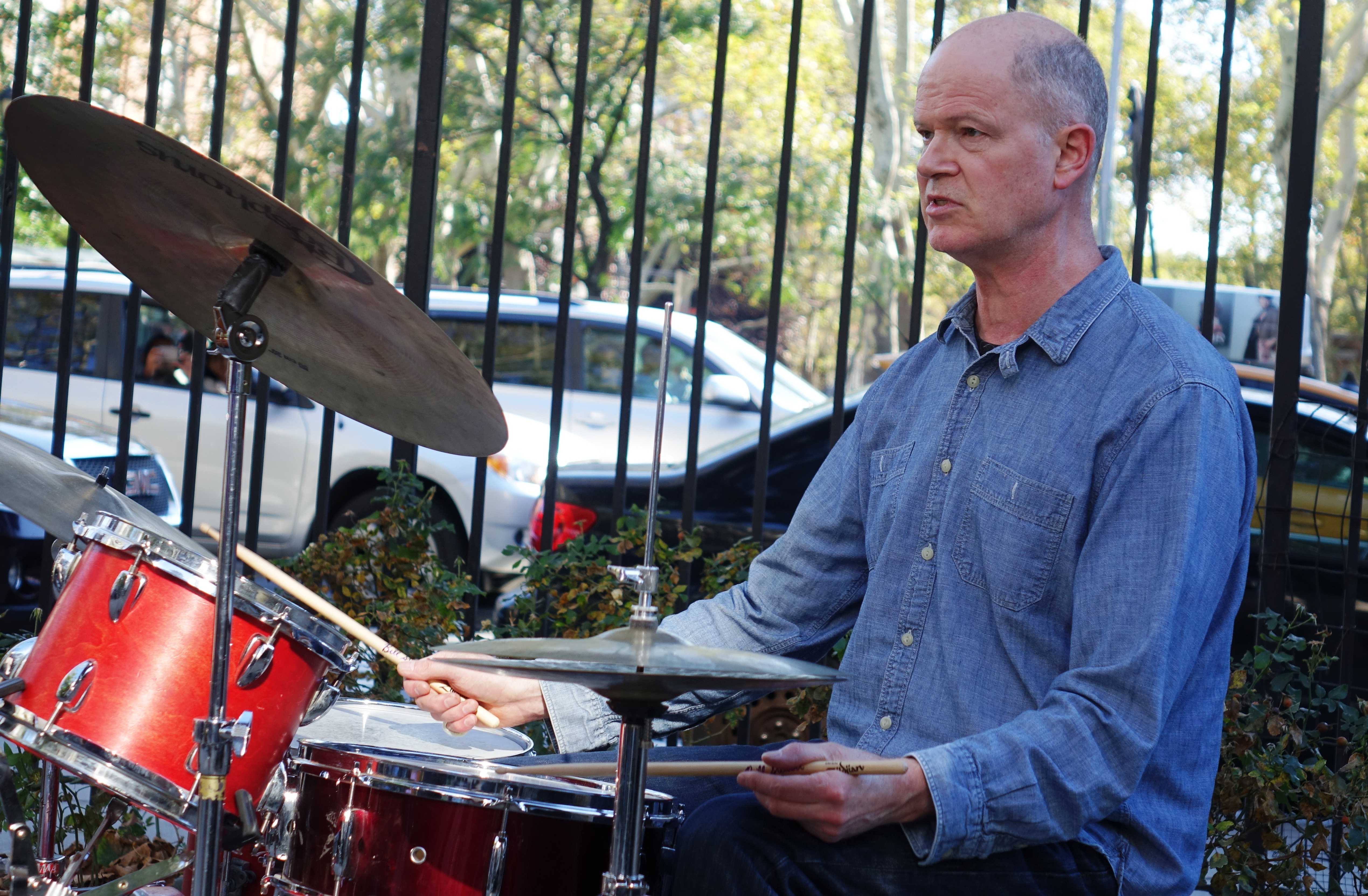 Whit Dickey at First Street Green, NYC in October 2017