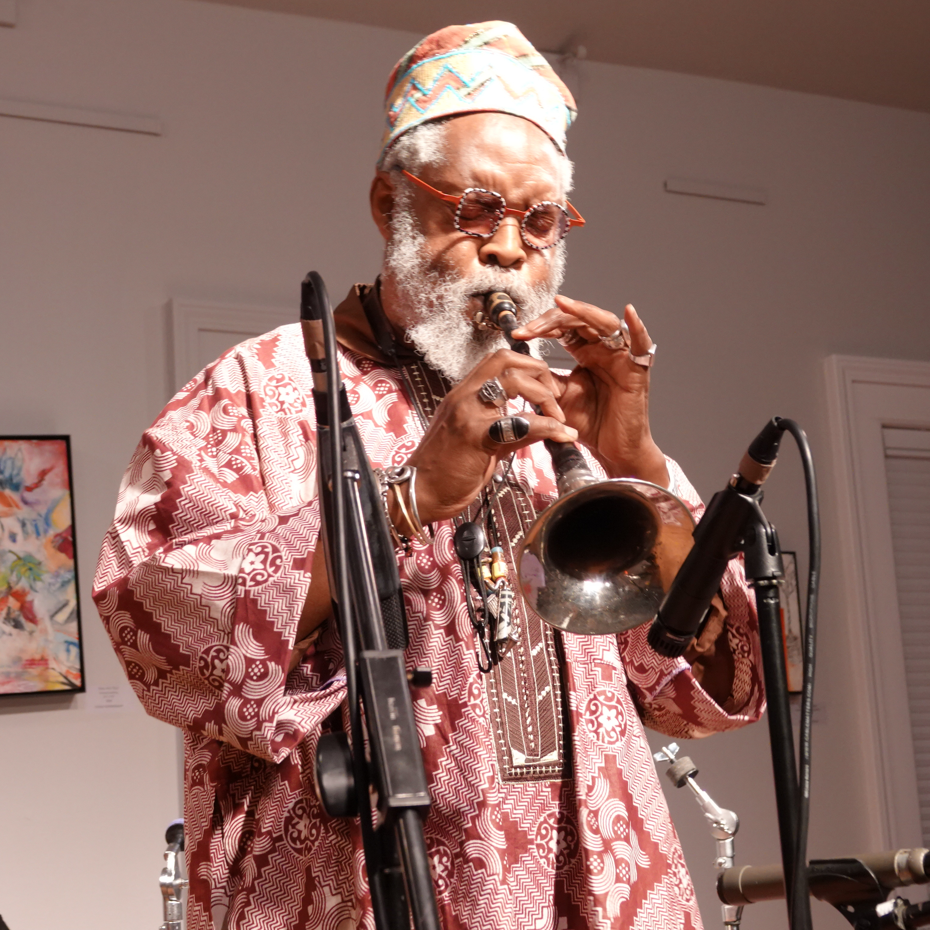 Oluyemi Thomas at Edgefest 2026 — jazz photo by Frank Rubolino | All About Jazz