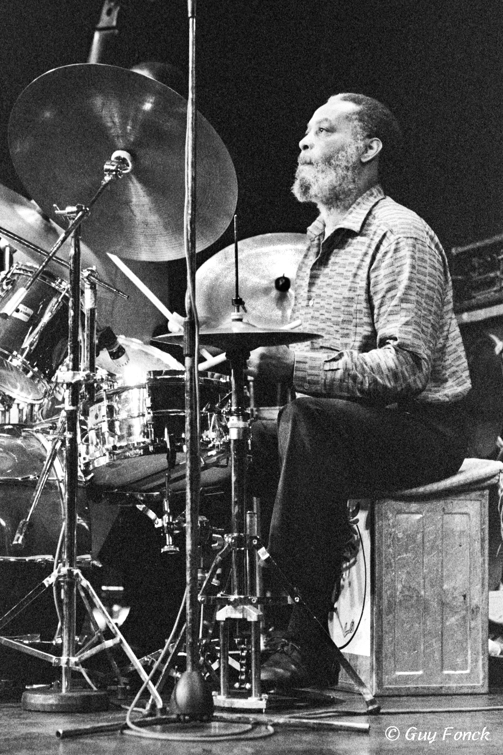 Ben Riley 1990 — jazz photo by Guy Fonck | All About Jazz