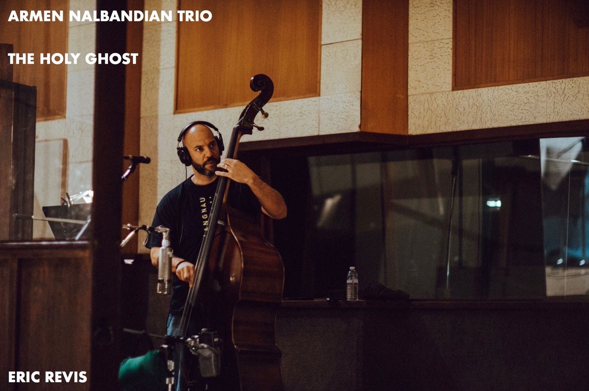 Eric Revis recording Armen Nalbandian Trio's The Holy Ghost