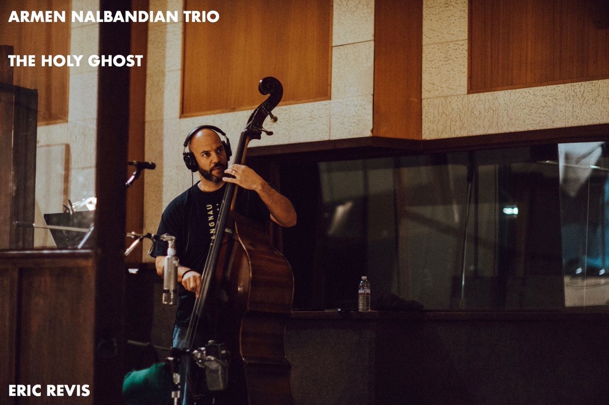 Eric Revis recording Armen Nalbandian Trio's The Holy Ghost