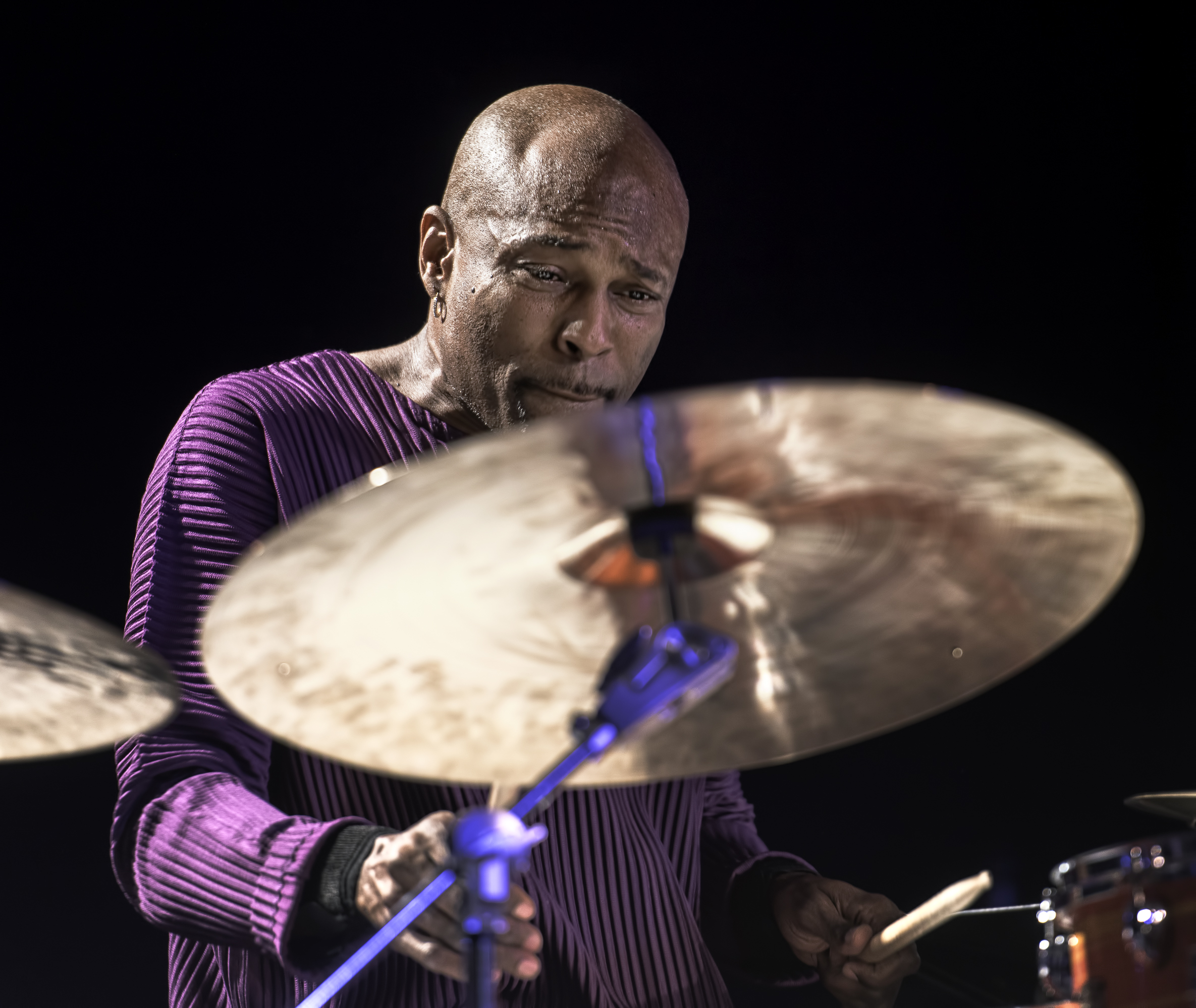 Rudy Royston with the Tia Fuller Quintet at the Monterey Jazz Festival