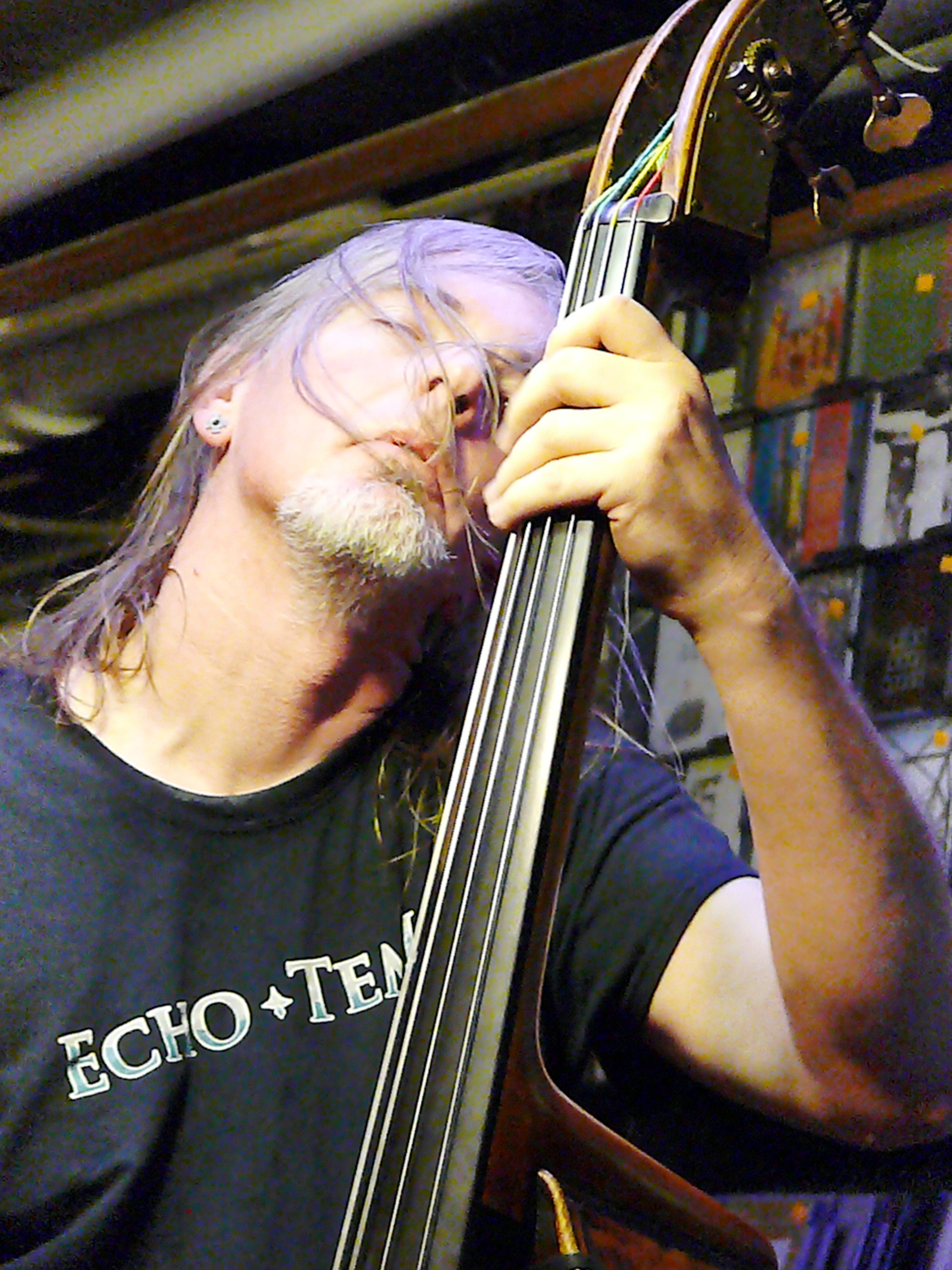 Thomas Helton at Downtown Music Gallery, NYC in October 2016