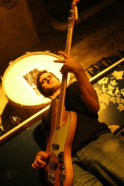 Alex Allflat During a Jam Session with "Francesco Miccolis, Guillaume Perret, Marc Mean and Alex Allflat" at the Cully Jazz Fest