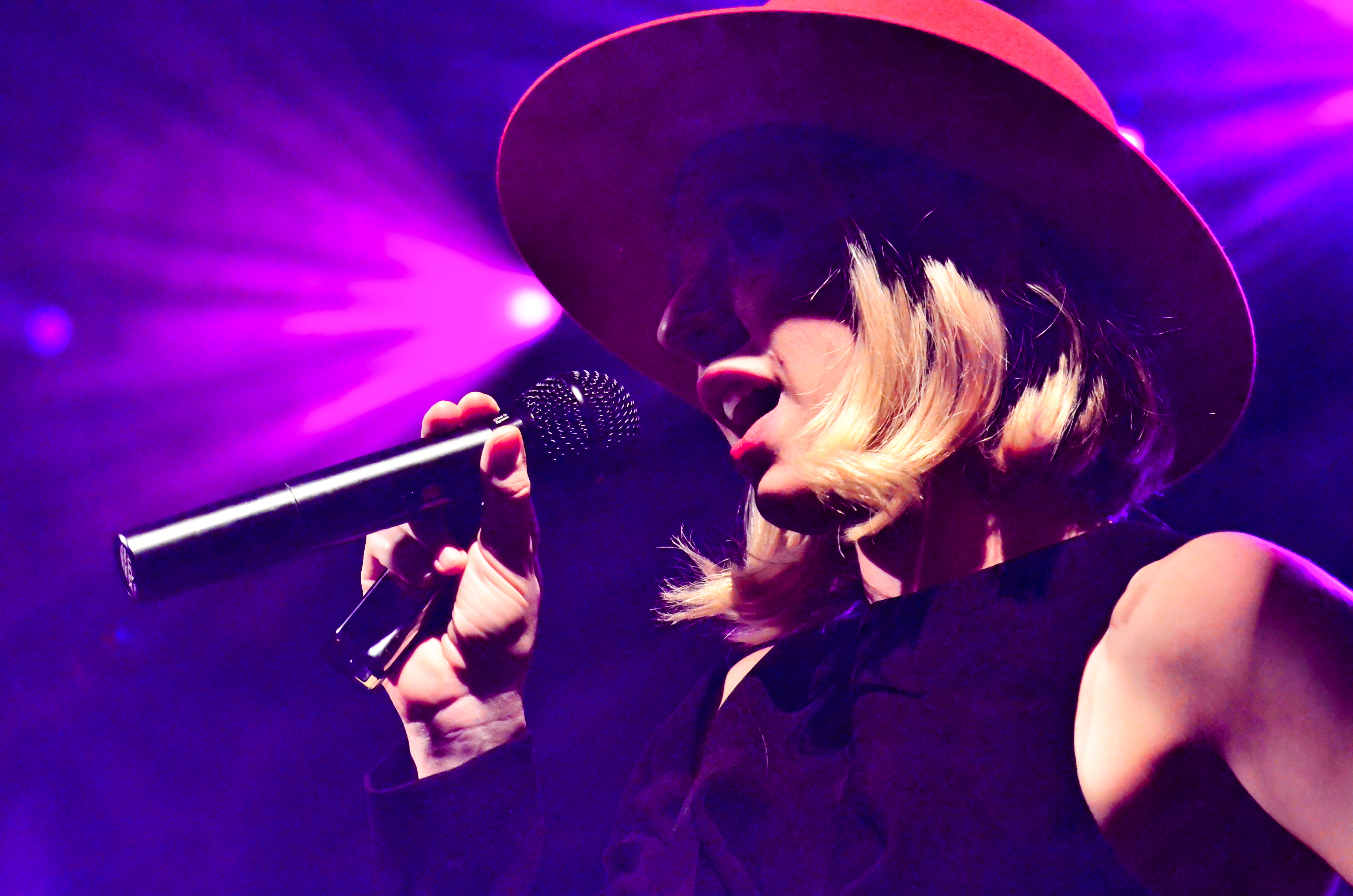 ZZ Ward at Irving Plaza on 9-18-2015. 