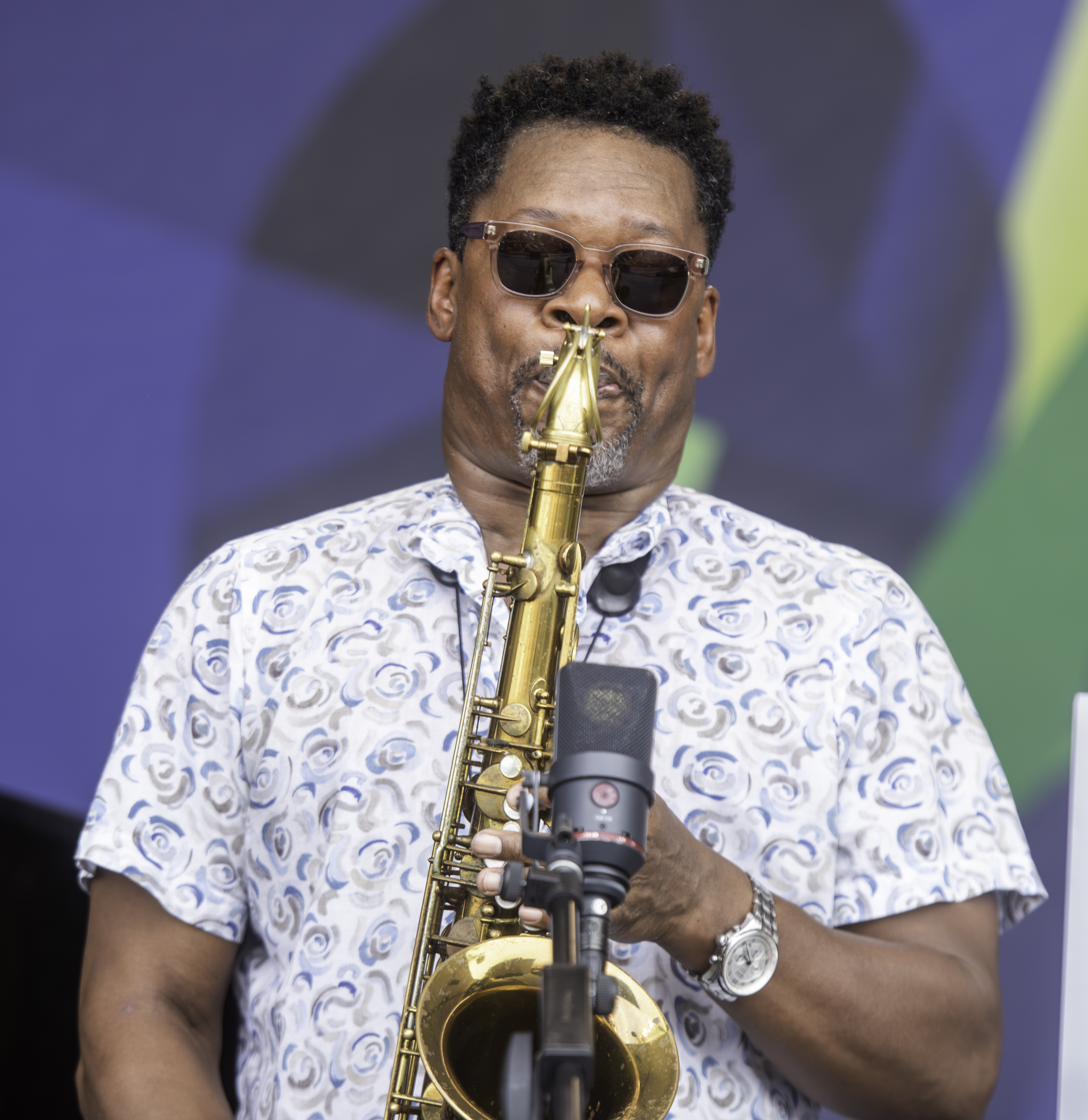 Ravi Coltrane with Christian McBride's Jam Jawn at the Newport Jazz Festival 2023