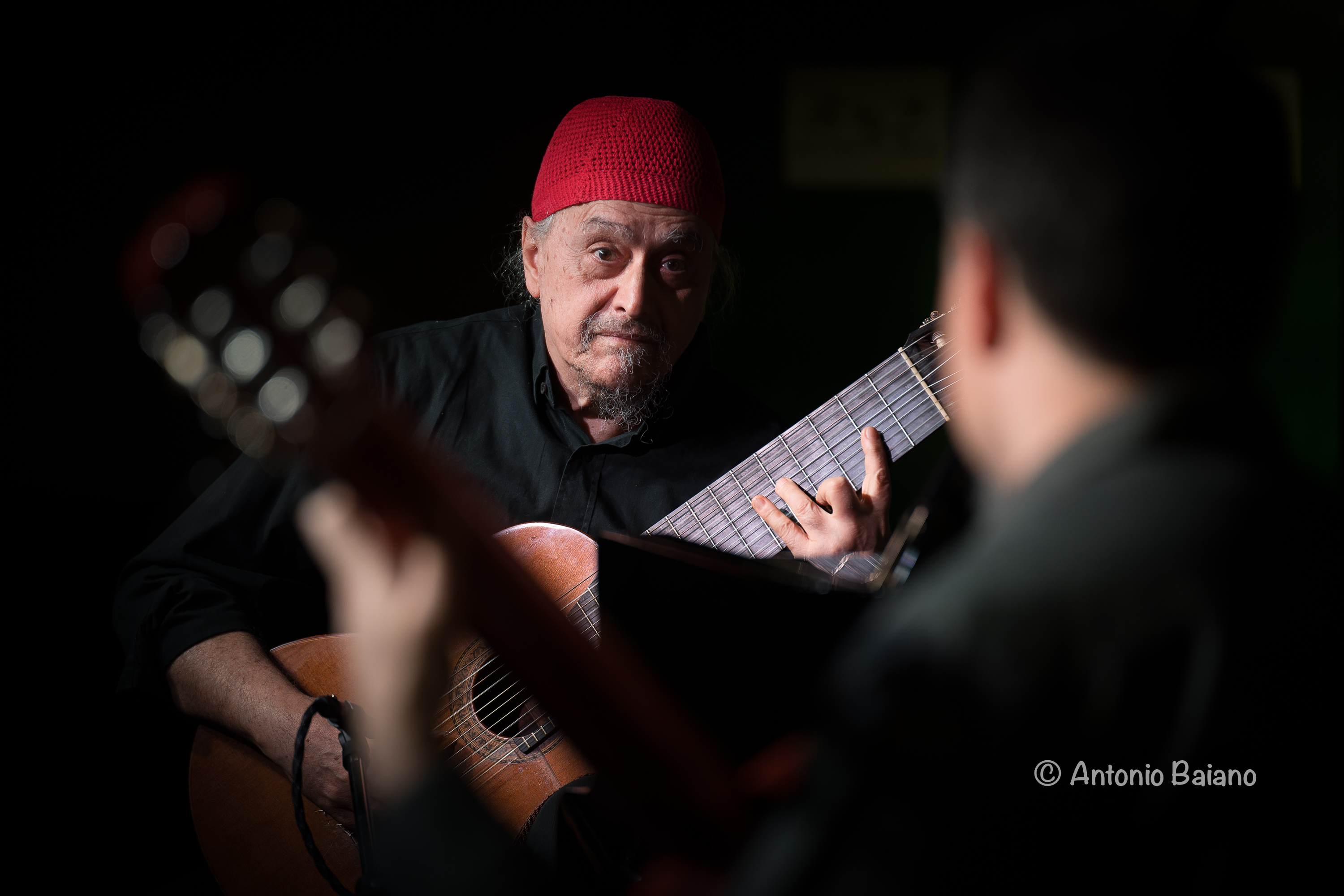 Egberto Gismonti and Daniel Murray (foreground)
