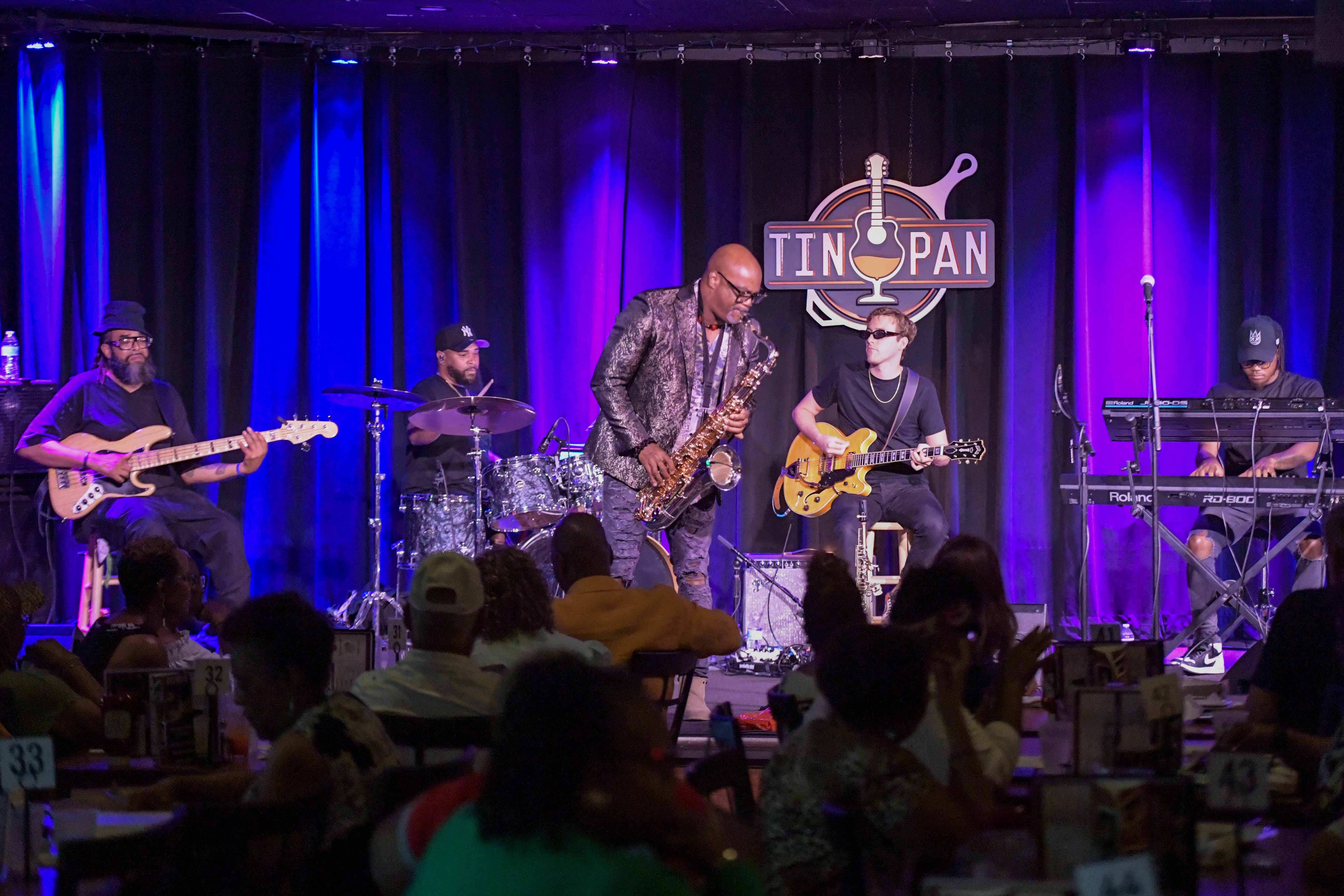 Marcus Adams-tenor/soprano/vocals, Kurt Broudie-base, James Copeland-drums, Brandon Pinchbik-keyboards, Sam Radecki-guitar
