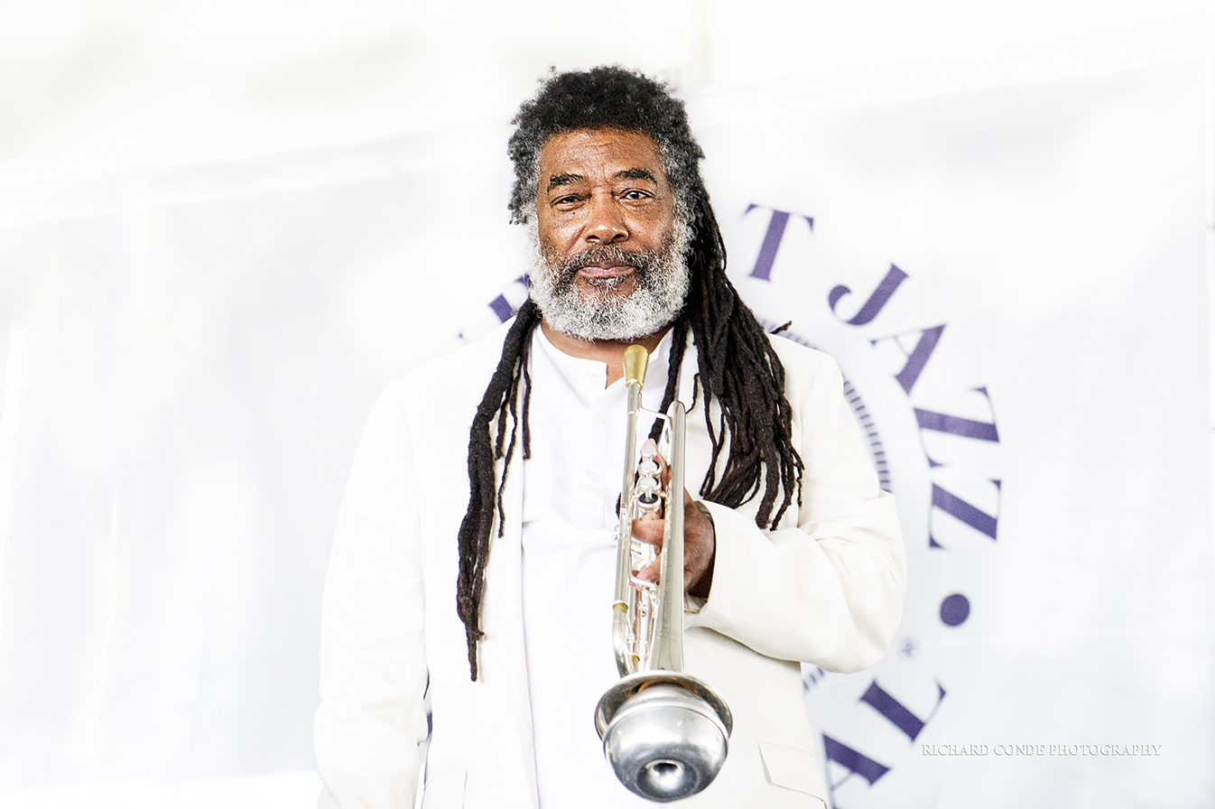 Wadada Leo Smith at the 2017 Newport Jazz Festival