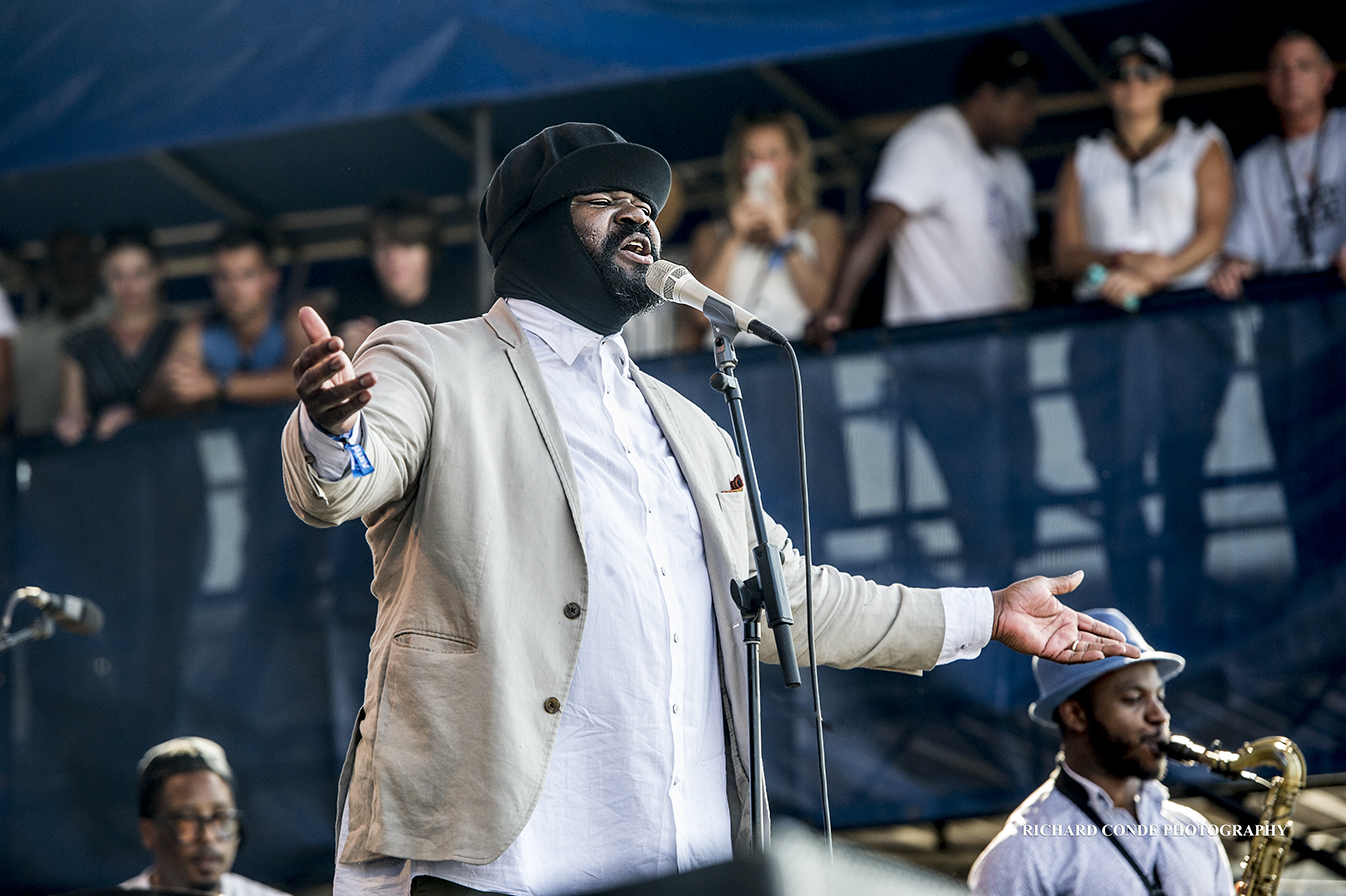 Gregory Porter at the 2018 Newport Jazz Festival