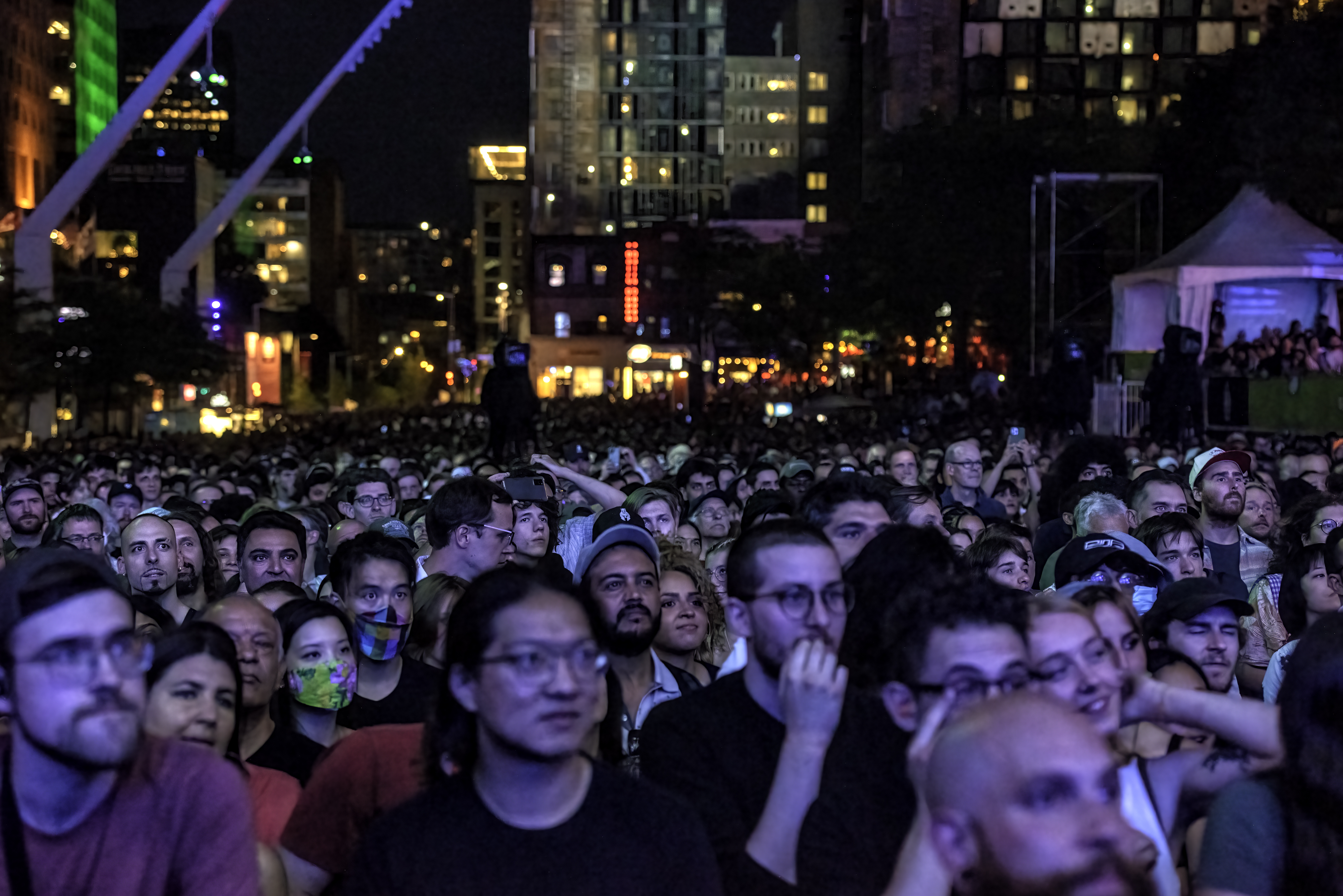 Crowd at the Montreal Jazz Festival 2022