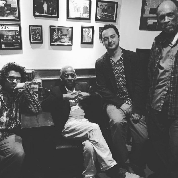 Leo Genovese, Juini Booth, George Spanos and Daniel Carter at EastSide Sound Studios in Lower East Side, NYC. June 7, 2017