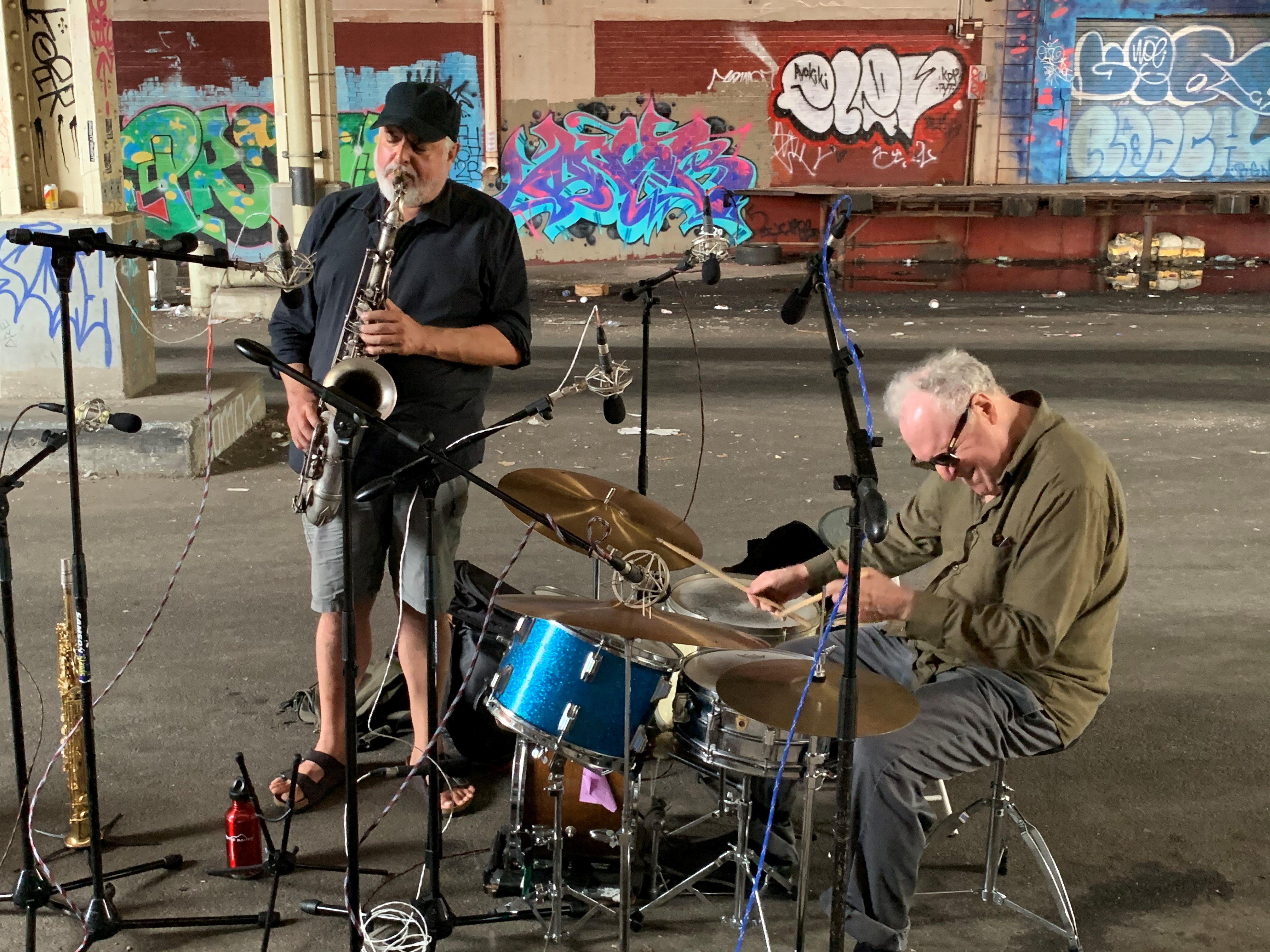 Tony Malaby and Billy Mintz under the Turnpike