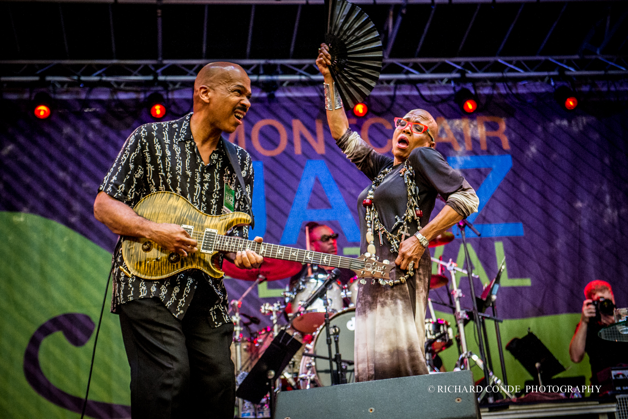 Dee Dee Bridgewater and the Memphis Soulphony band at the 2017 Montclair Jazz Festival