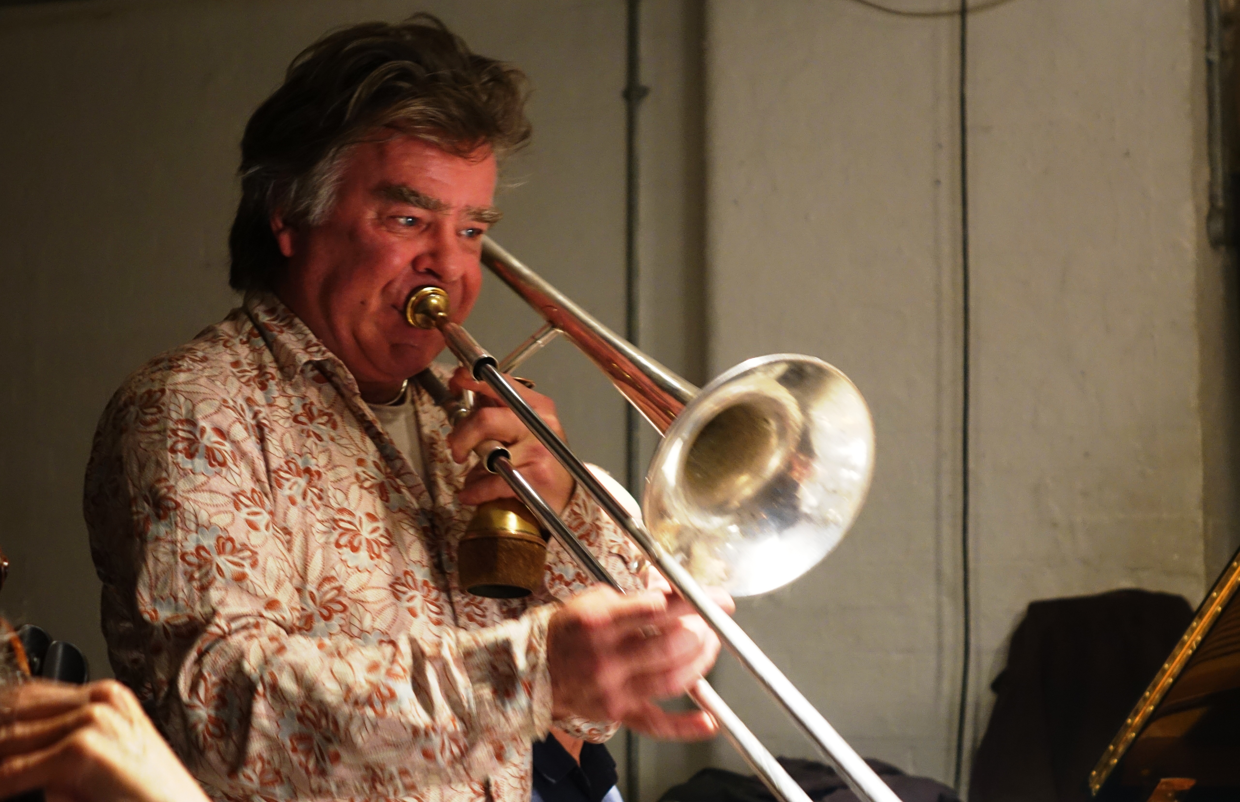 Wolter Wierbos at Cafe Oto, London in December 2018