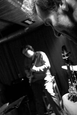 Manuel Villar and Christophe Turchi During a Jam Session at the Cave Du Sud Des Alpes, Geneva, Switzerland, 2005