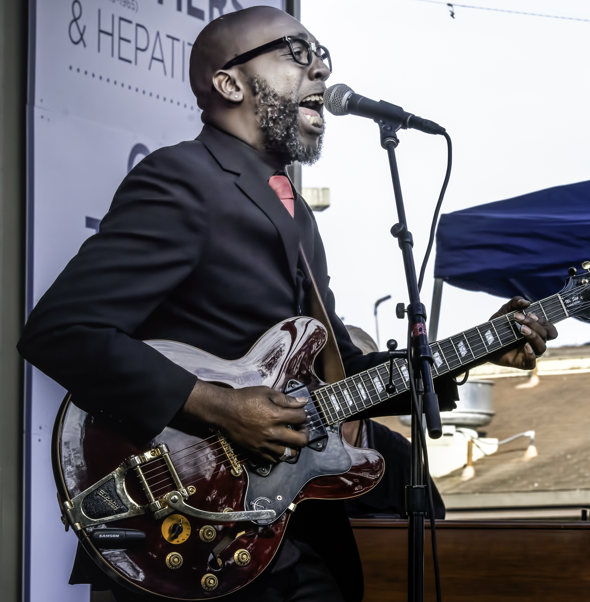 Castro Coleman with Mr. Sipp at the Monterey Jazz Festival